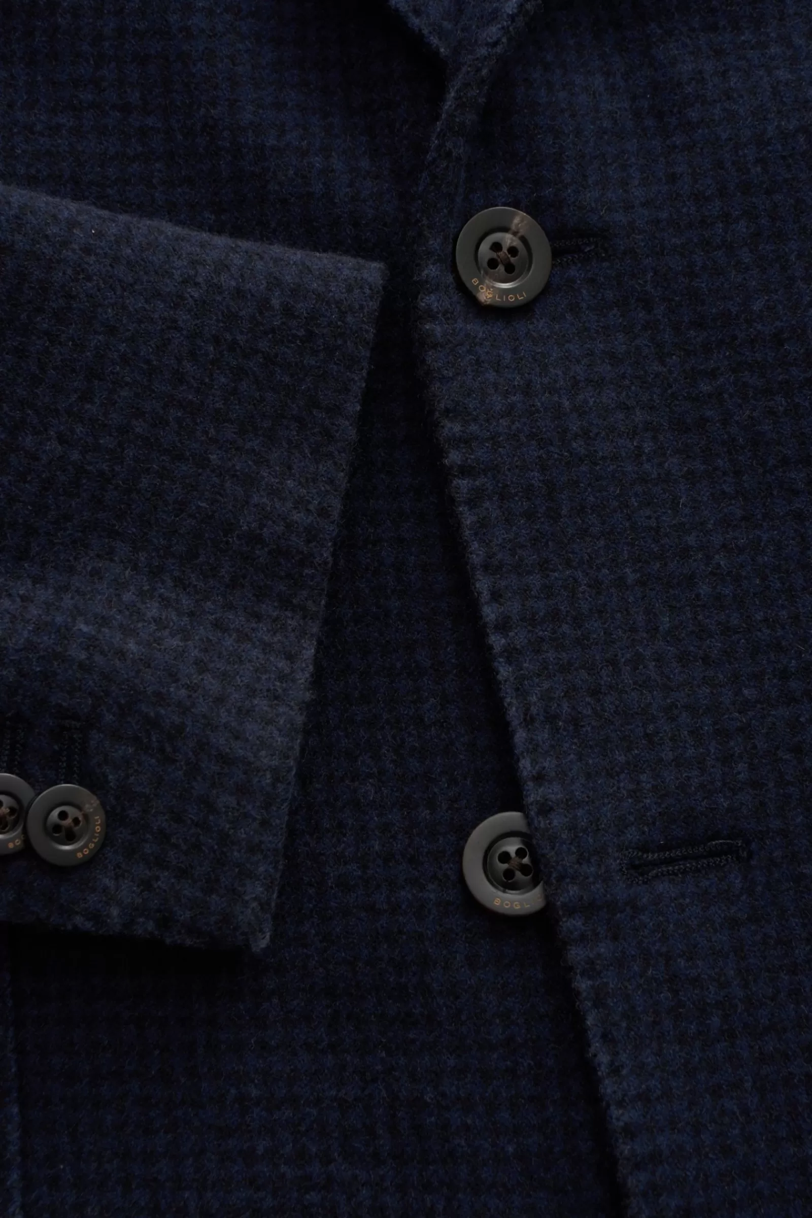 Smart-Casual Jacket 'K. Jacket' Navy/Black Checked>Boglioli Best