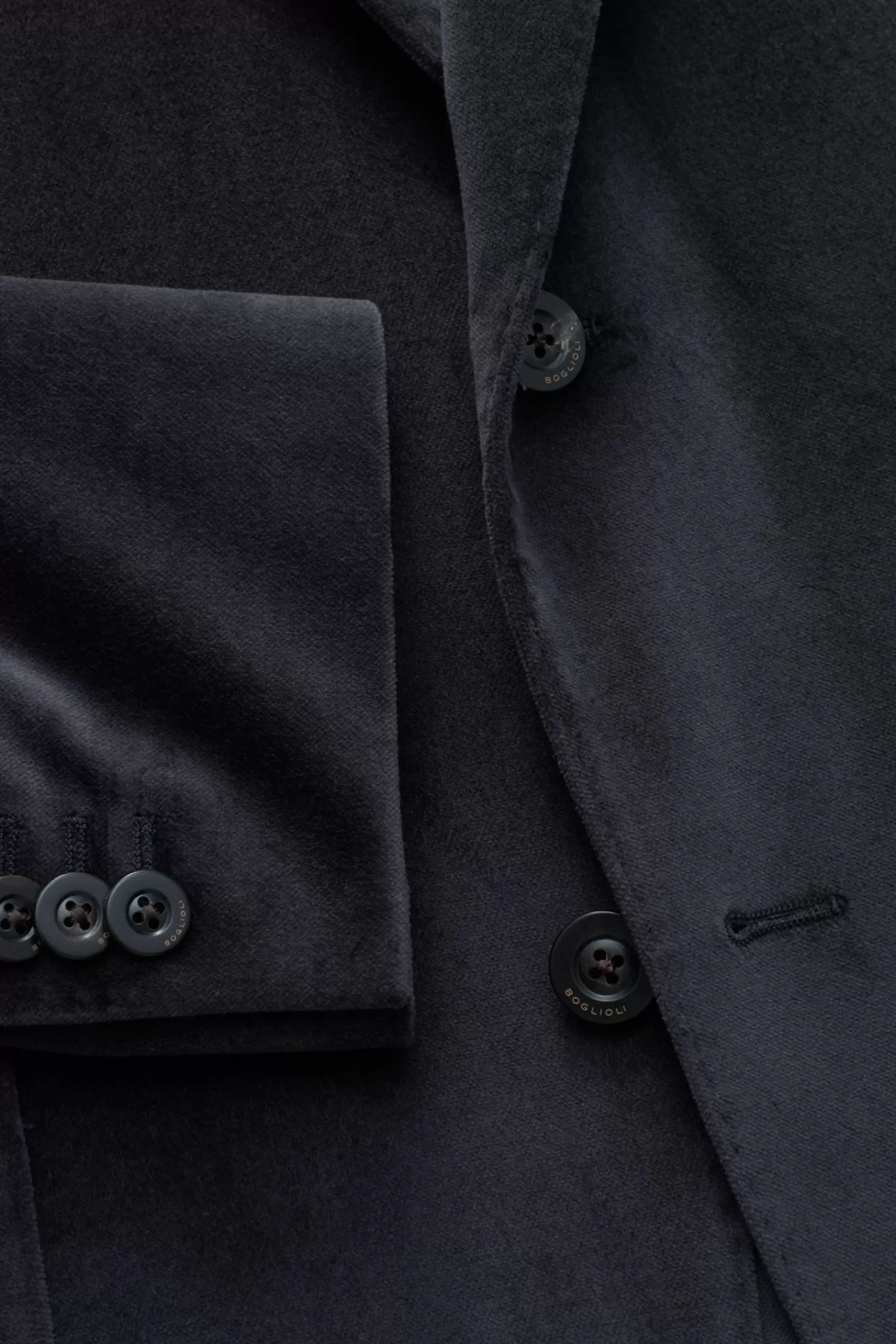 Velvet Jacket 'K. Jacket' Dark Grey>Boglioli Flash Sale