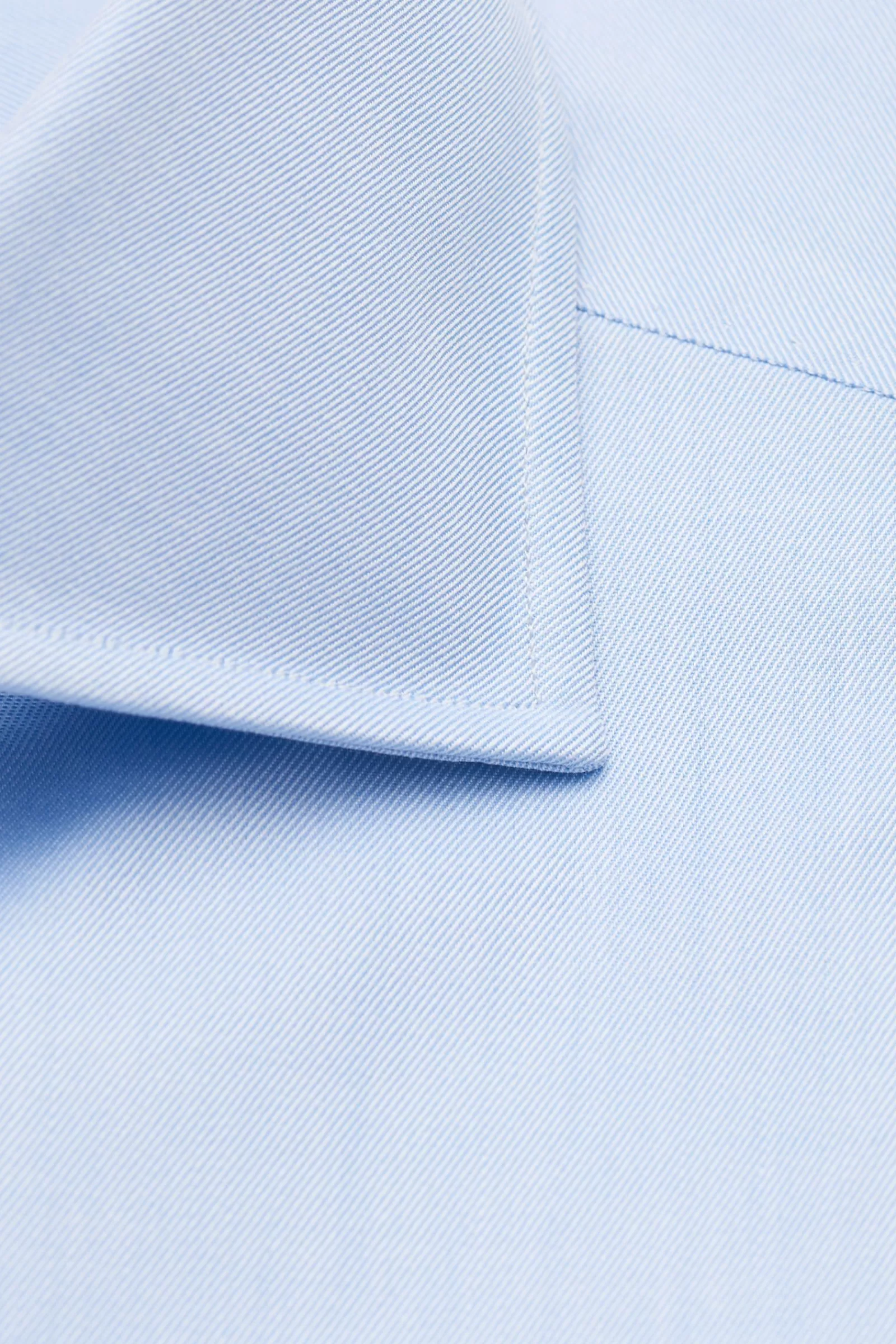 Business Shirt 'Nando' Shark Collar Light Blue>Borrelli Flash Sale