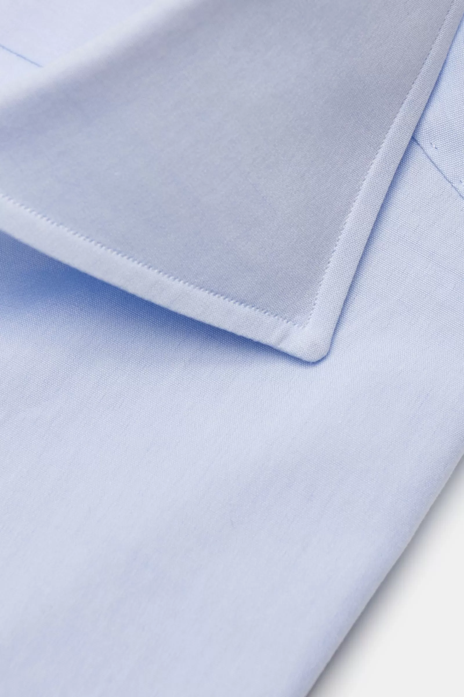 Business Shirt 'Nando' Shark Collar Light Blue>Borrelli Store