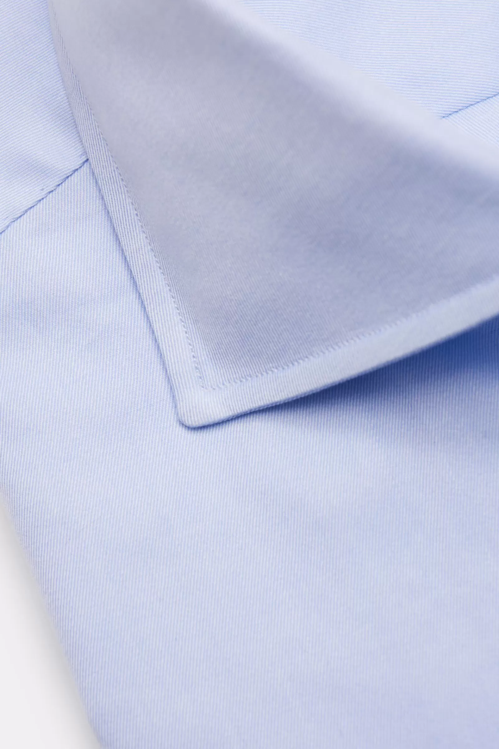 Business Shirt 'Nando' Shark Collar Light Blue>Borrelli Flash Sale