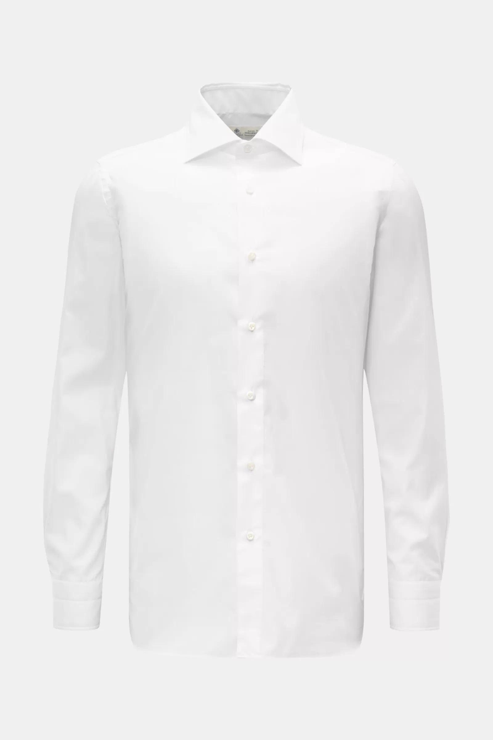 Business Shirt Shark Collar White>Borrelli Best Sale