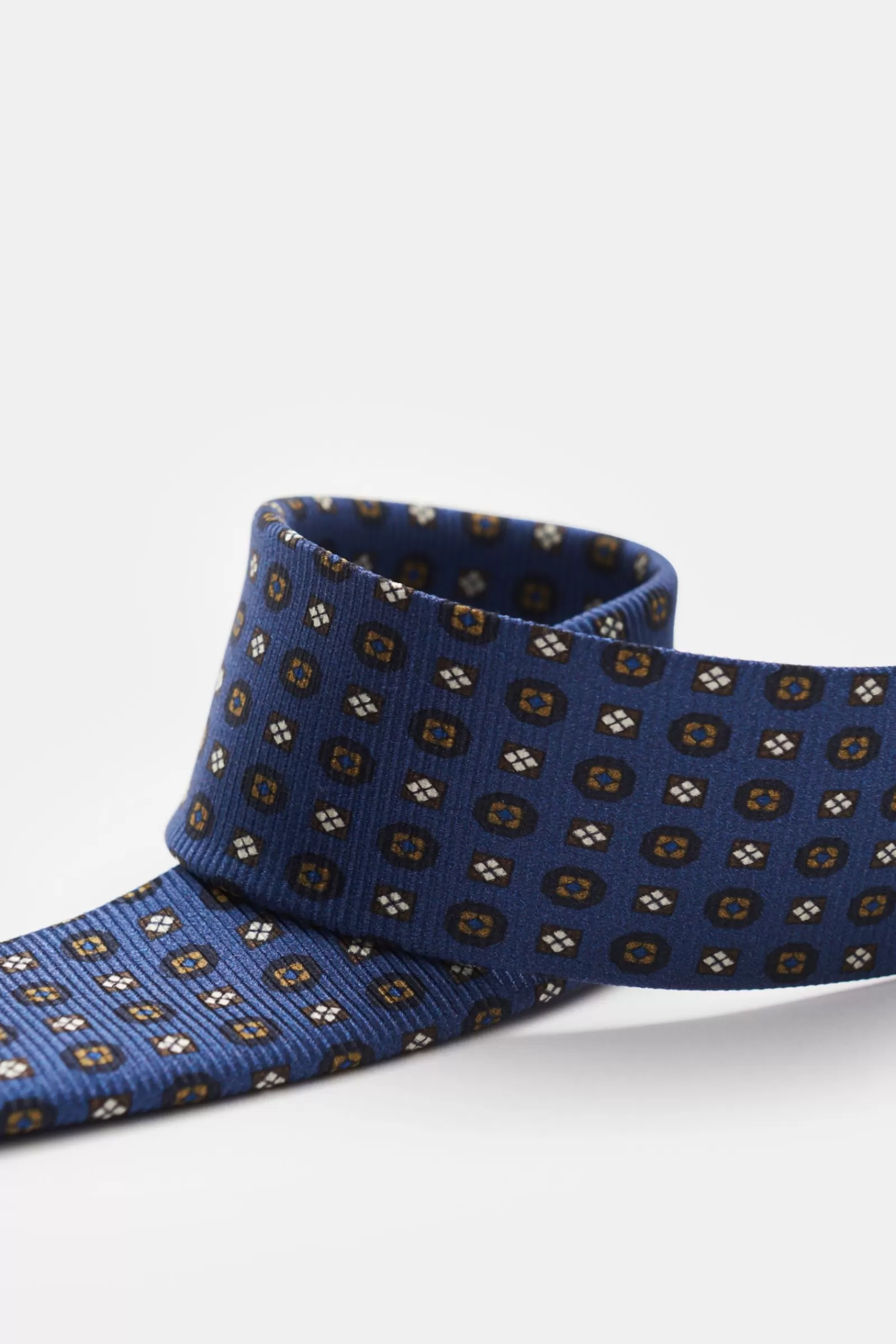 Silk Tie Blue Patterned^Borrelli Outlet