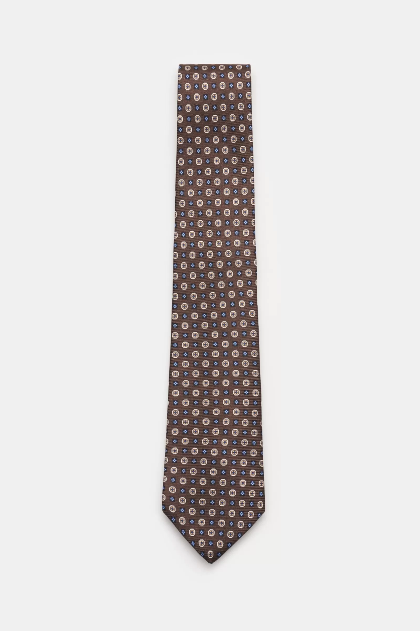 Silk Tie Brown Patterned^Borrelli Flash Sale