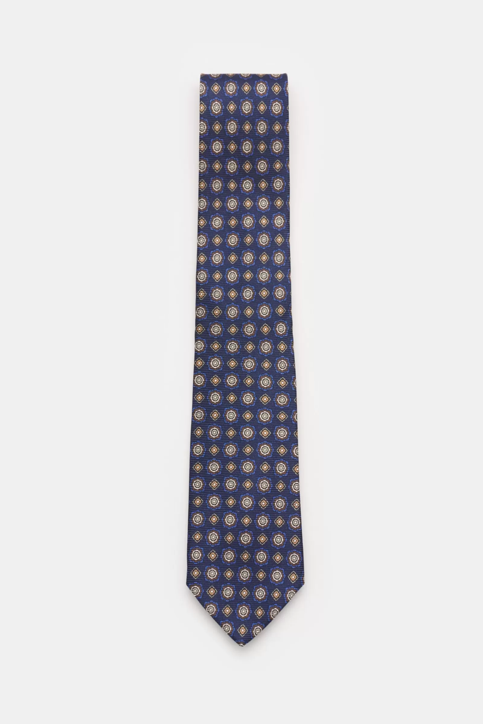 Silk Tie Navy Patterned^Borrelli Best Sale