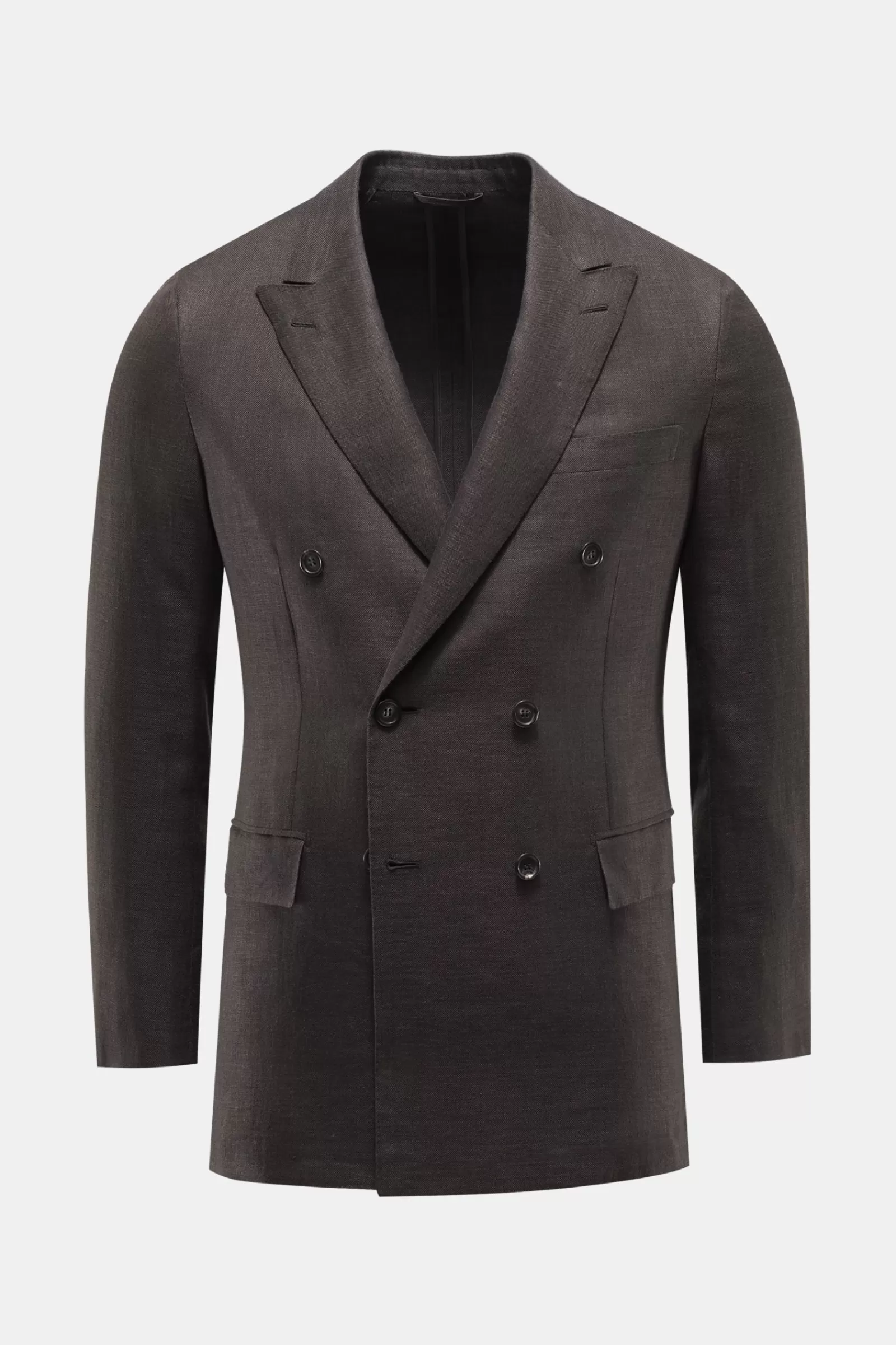 Smart-Casual Jacket 'Plume' Dark Brown>Brioni Cheap