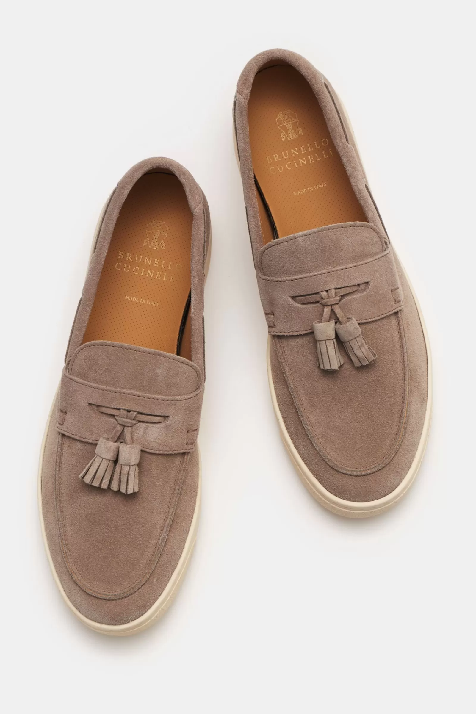 Boat Shoes Grey Brown^Brunello Cucinelli Outlet