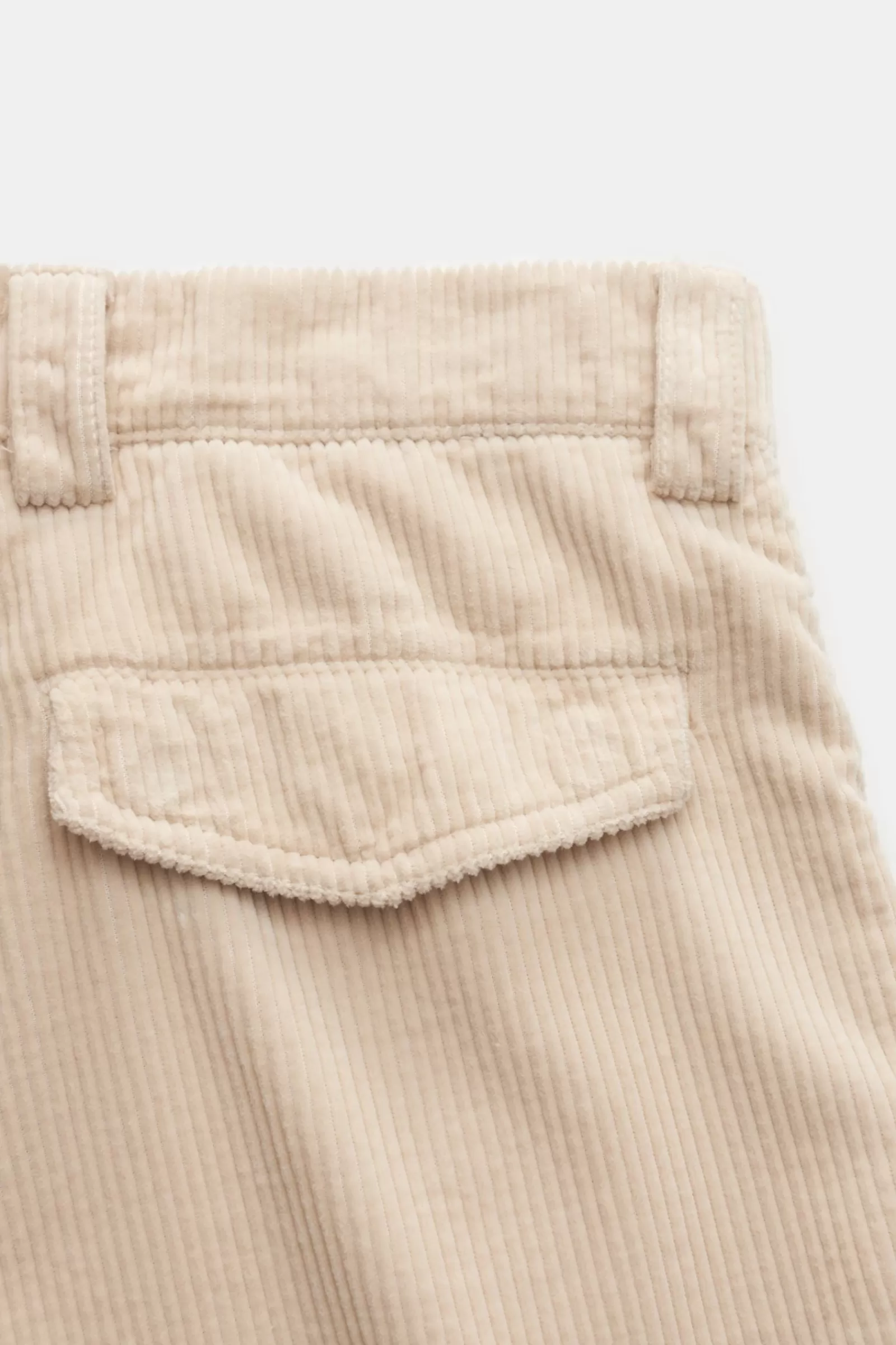 Cargo Trousers 'Leisure Fit' Cream>Brunello Cucinelli Store