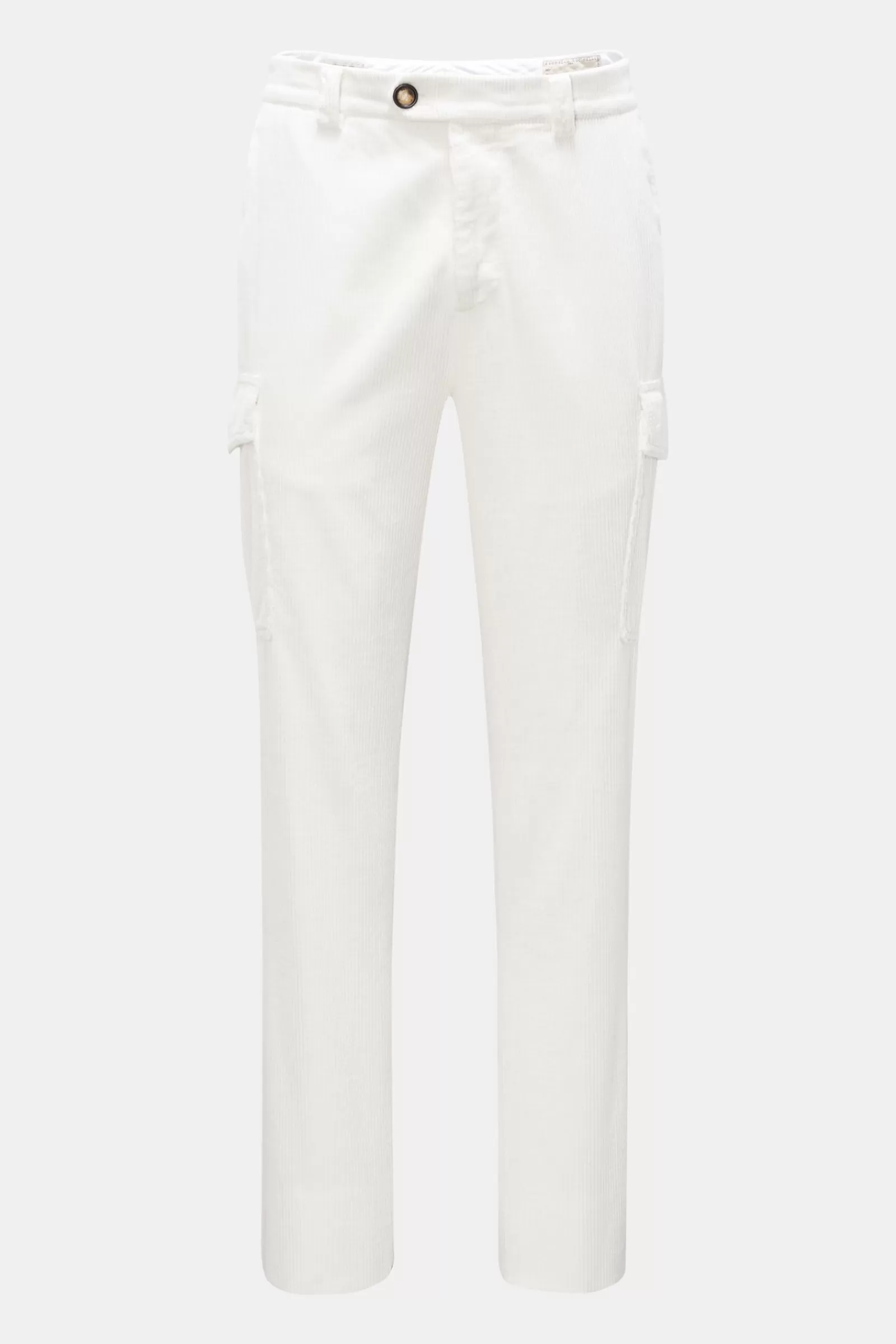 Cargo Trousers 'Leisure Fit' White>Brunello Cucinelli Discount