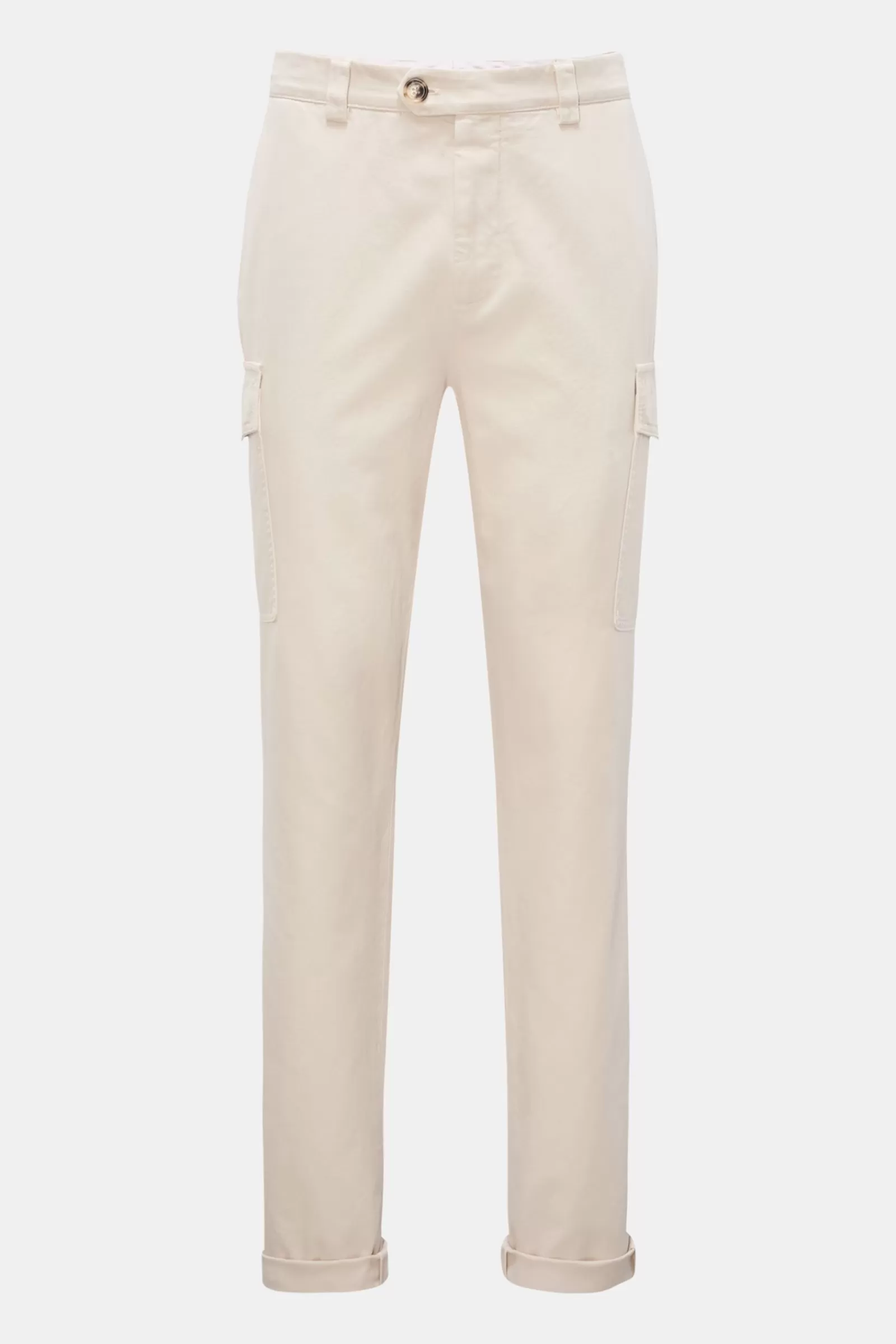 Cargohose 'Leisure Fit' Creme>Brunello Cucinelli Online