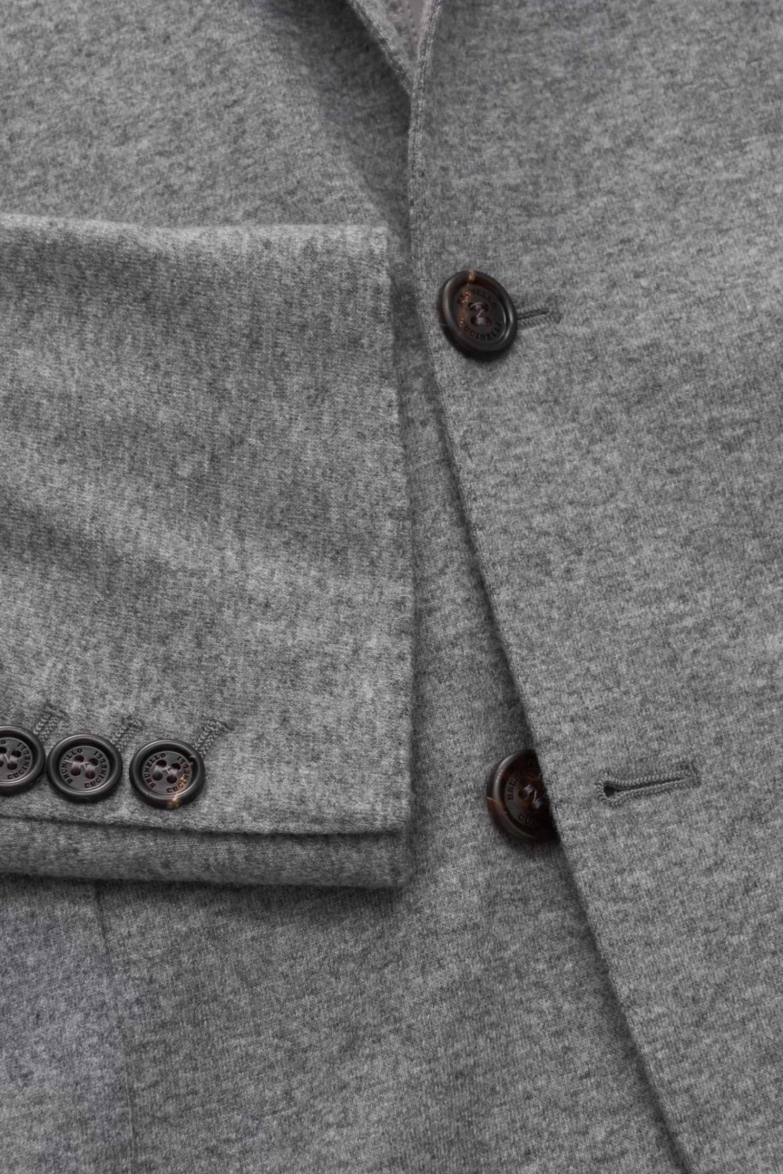 Cashmere Jersey-Sakko Grau>Brunello Cucinelli Flash Sale