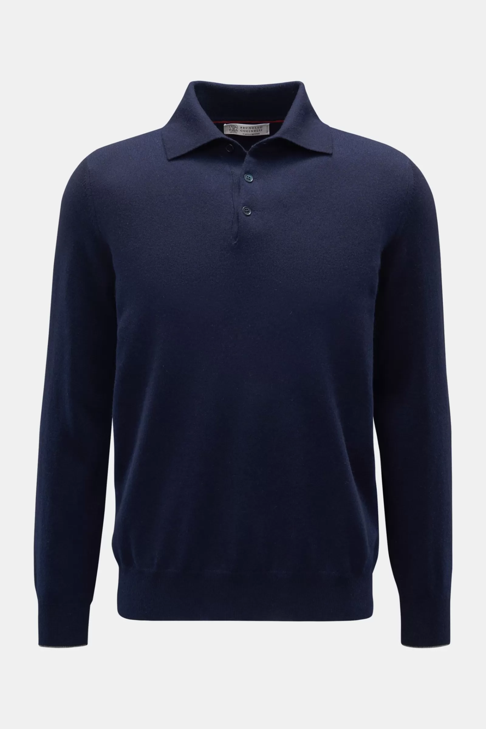 Cashmere Knit Polo Navy^Brunello Cucinelli Best Sale