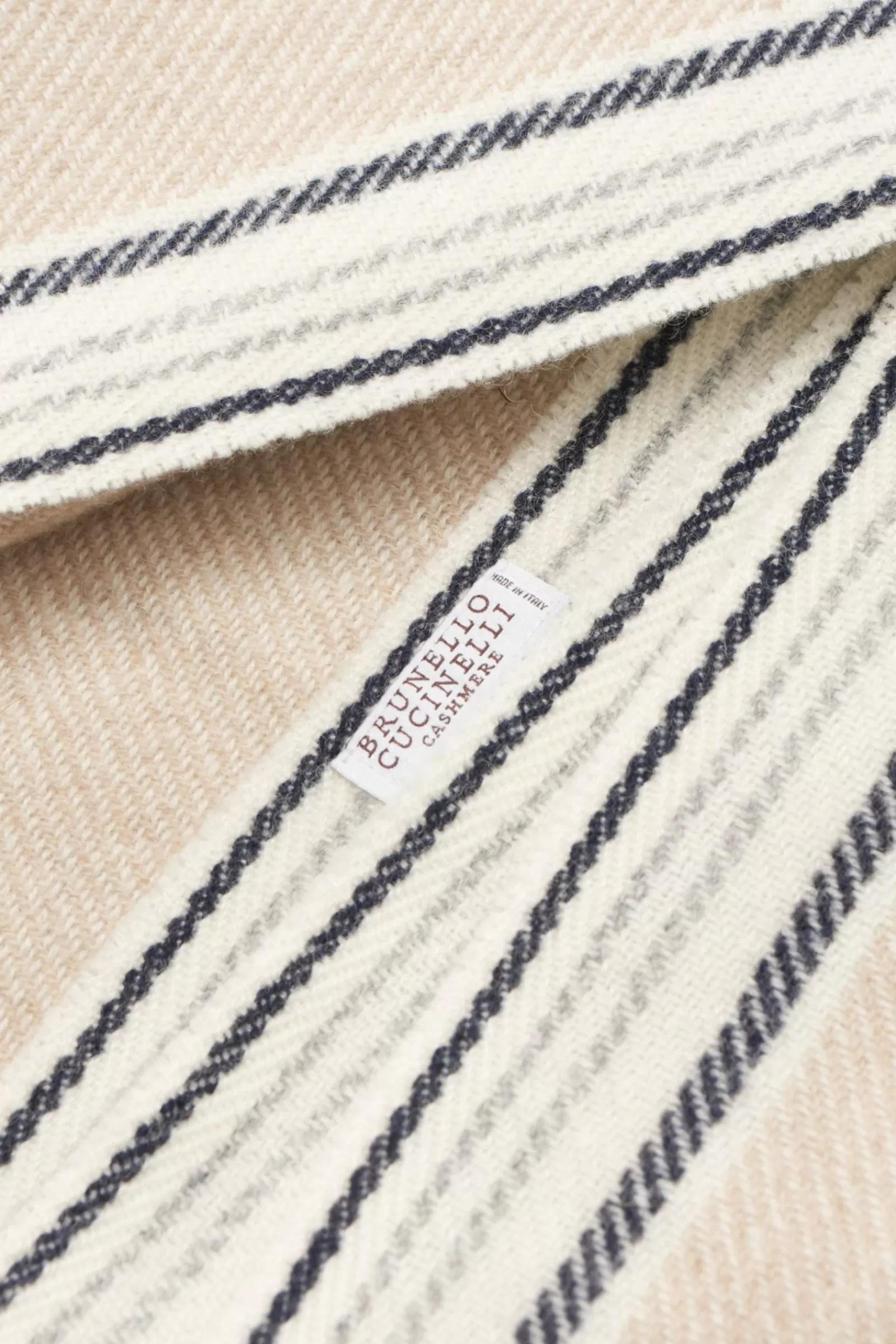 Cashmere Scarf Beige/Cream^Brunello Cucinelli Shop