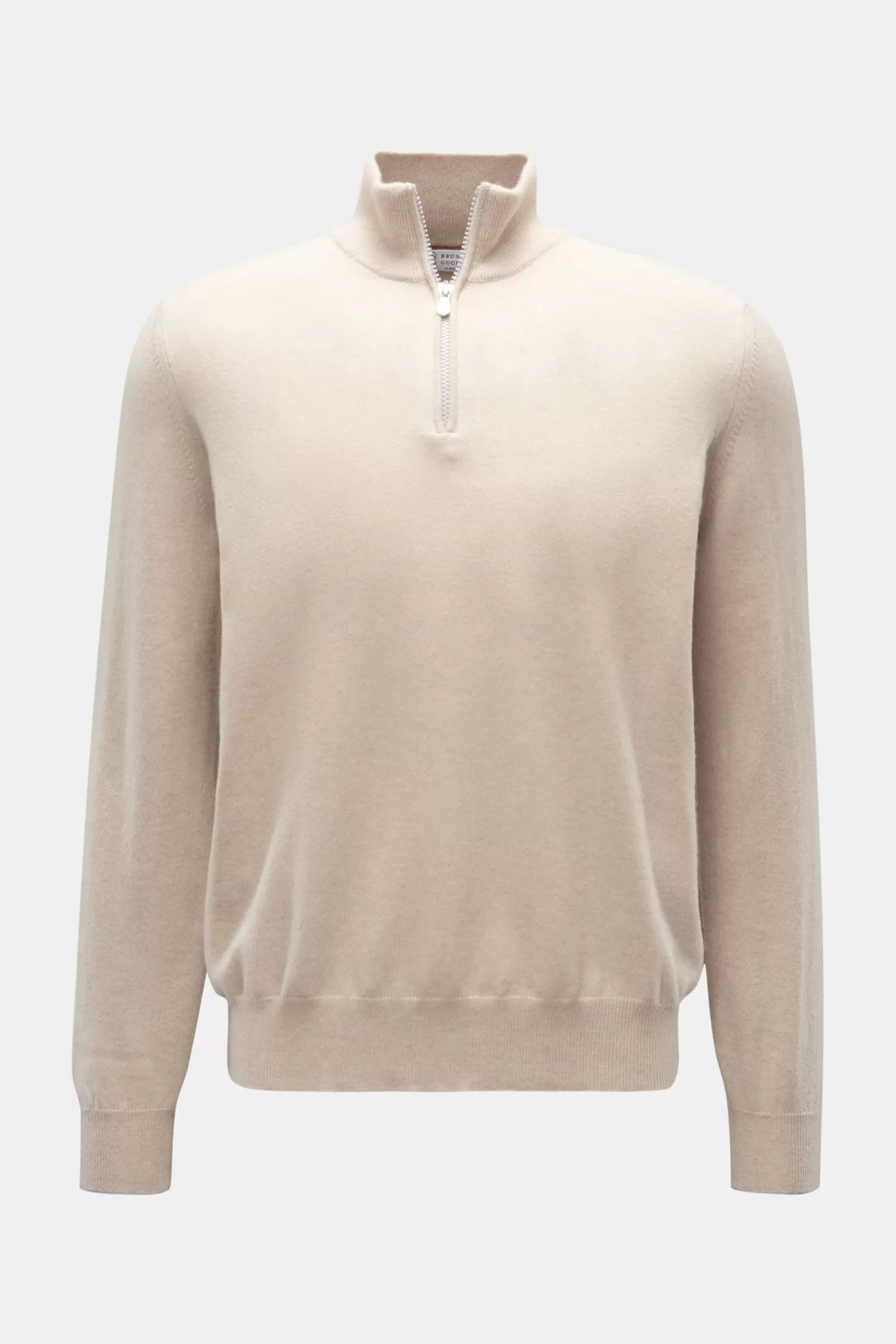 Cashmere Troyer Beige^Brunello Cucinelli Cheap