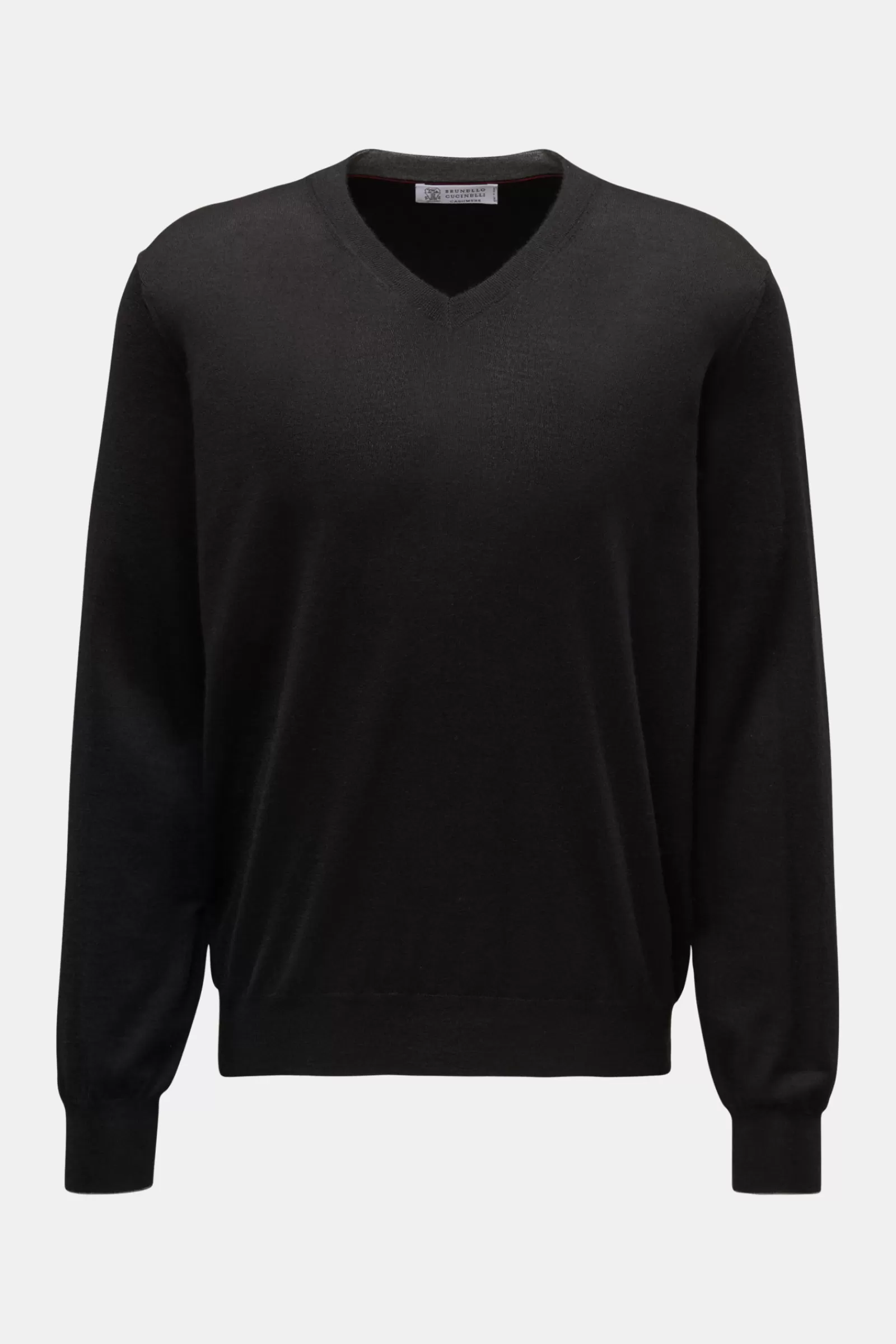 Fine Knit V-Neck Jumper Black^Brunello Cucinelli Discount