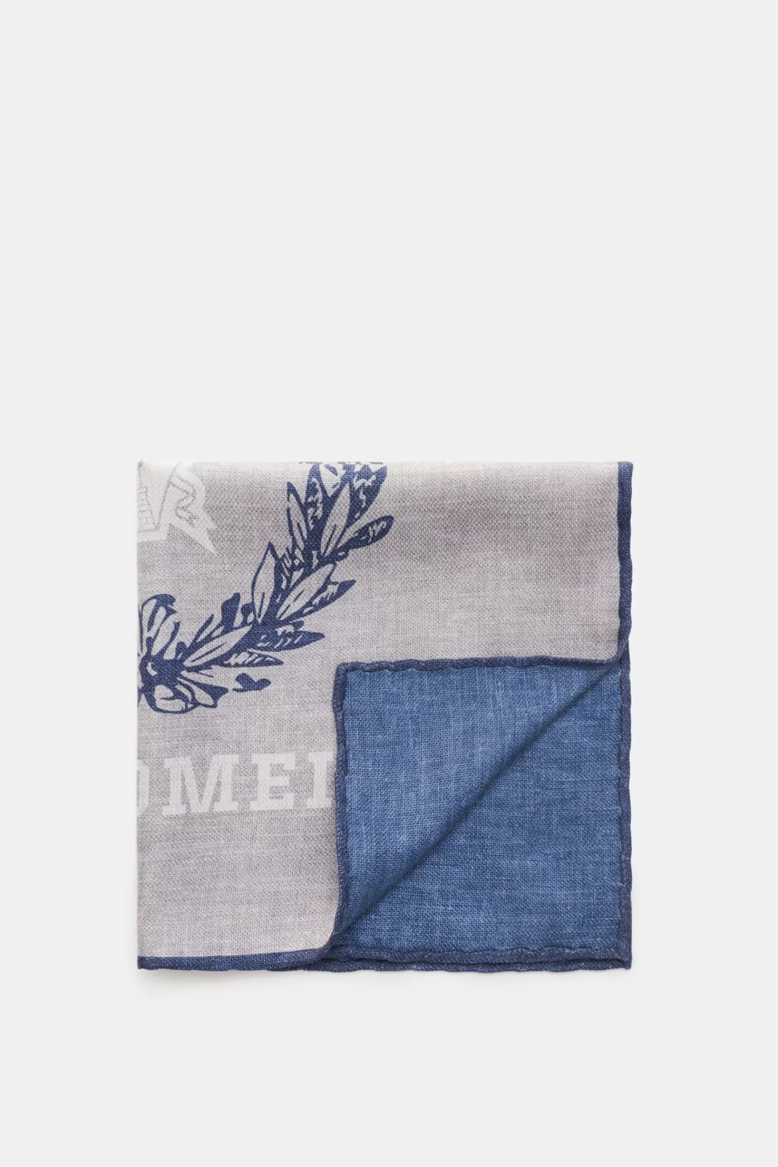 Pocket Square Light Grey/Grey-Blue^Brunello Cucinelli Discount