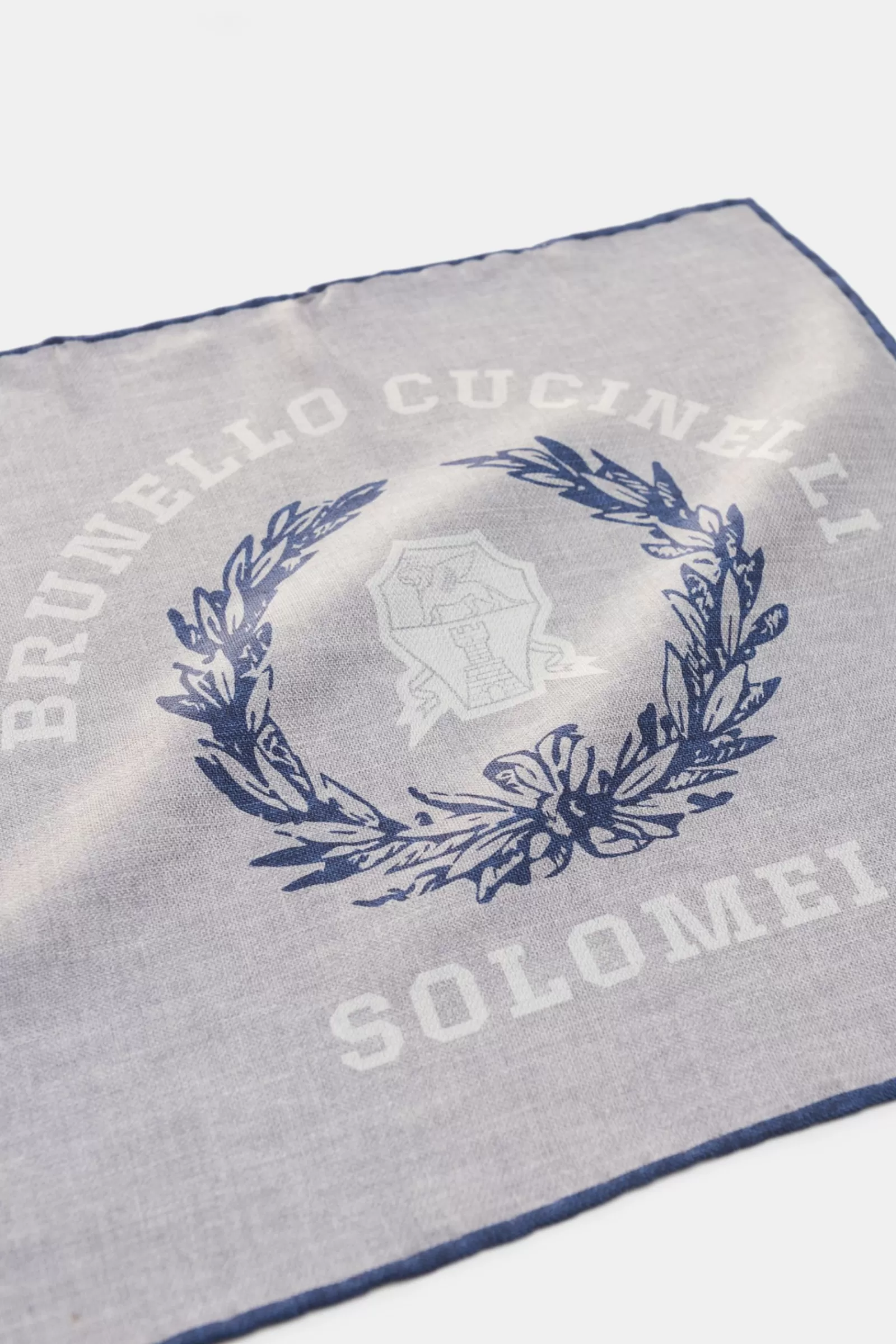 Pocket Square Light Grey/Grey-Blue^Brunello Cucinelli Discount