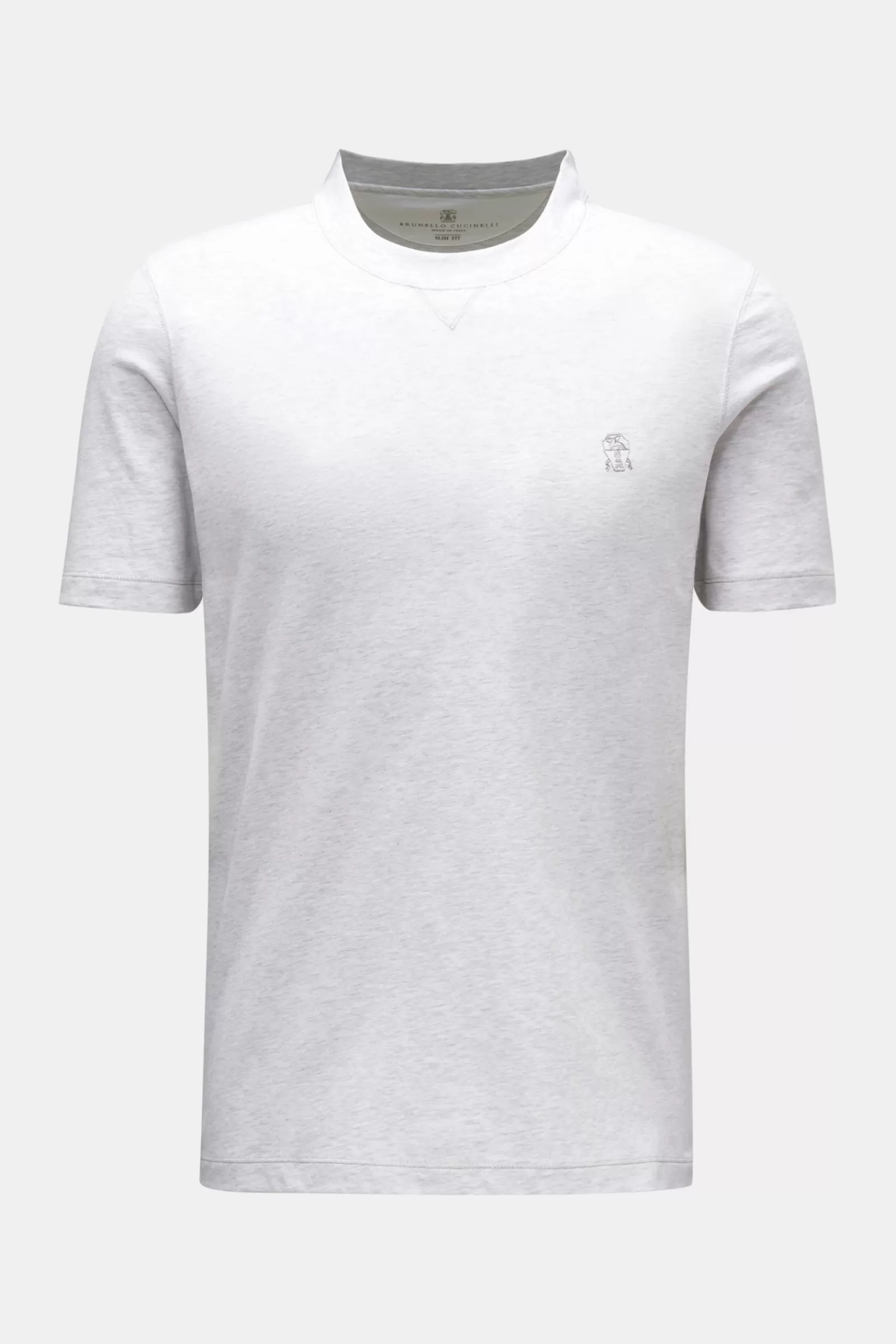 Rundhals-T-Shirt Hellgrau>Brunello Cucinelli Store