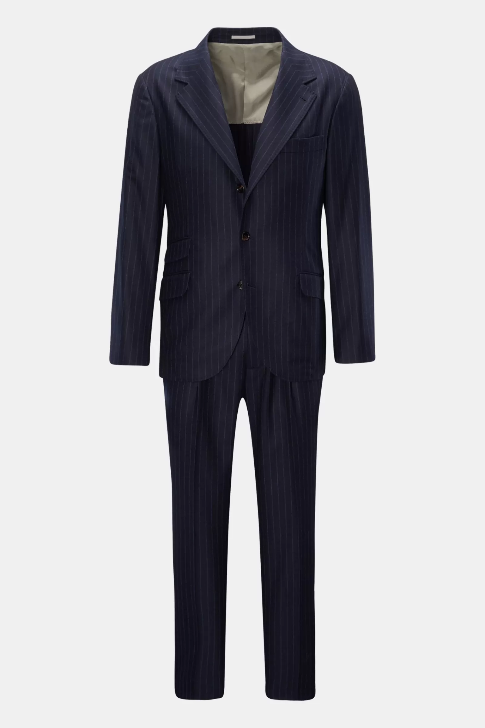 Suit Navy Striped>Brunello Cucinelli Store