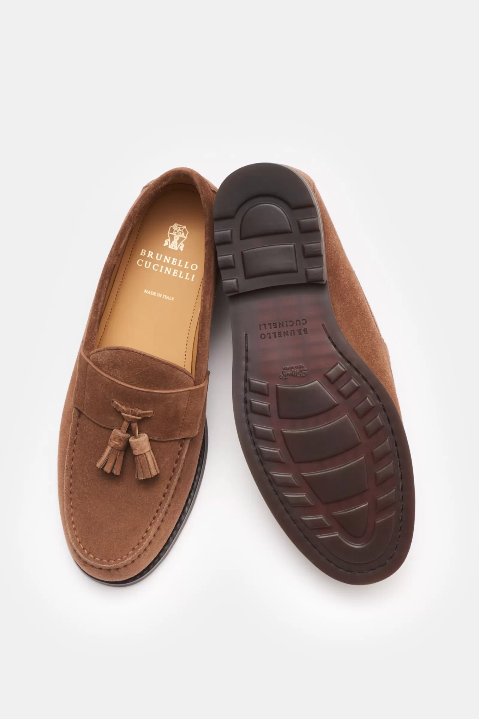 Tassel Loafers Light Brown^Brunello Cucinelli Fashion