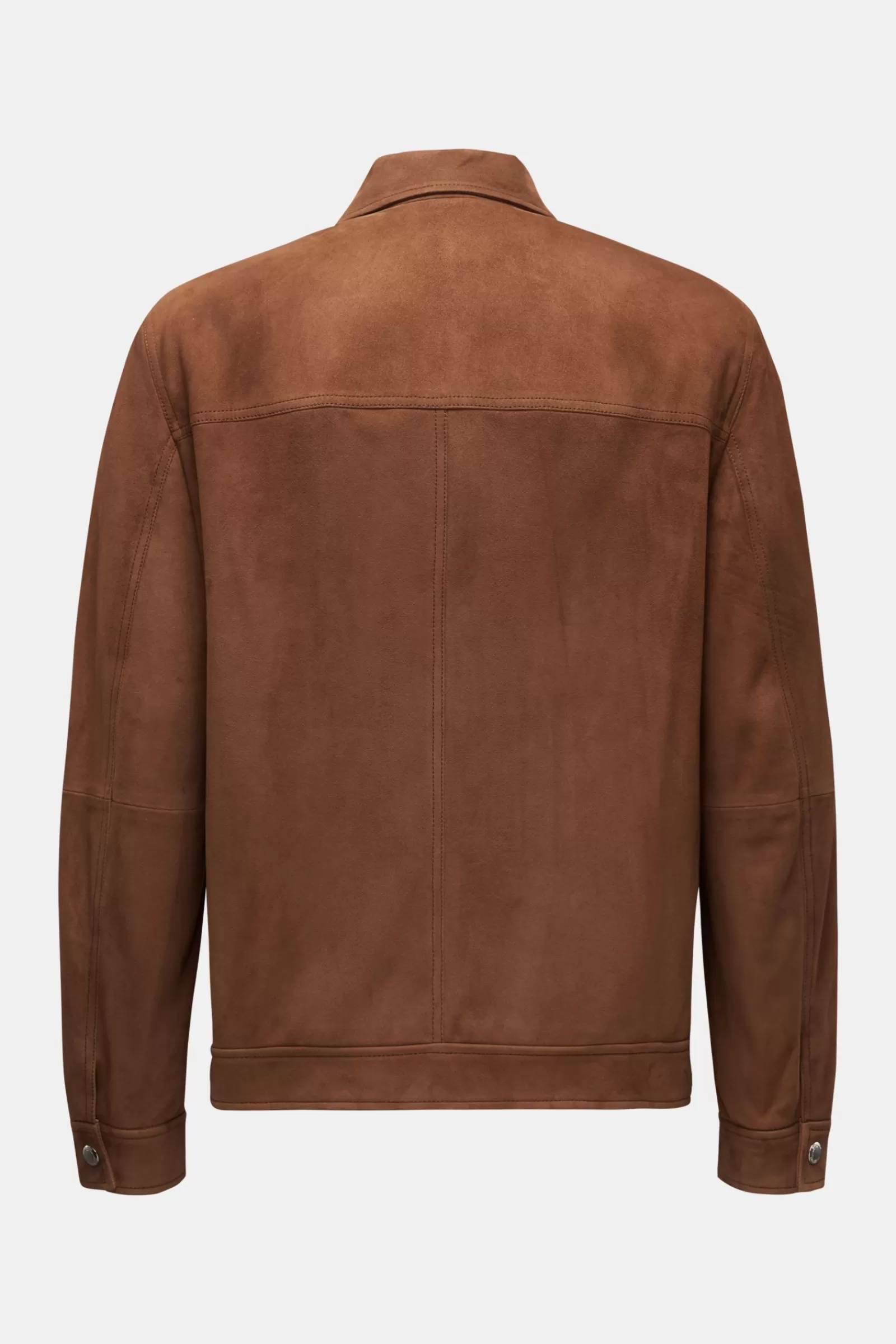 Velourslederjacke Dunkelbraun>Brunello Cucinelli Sale