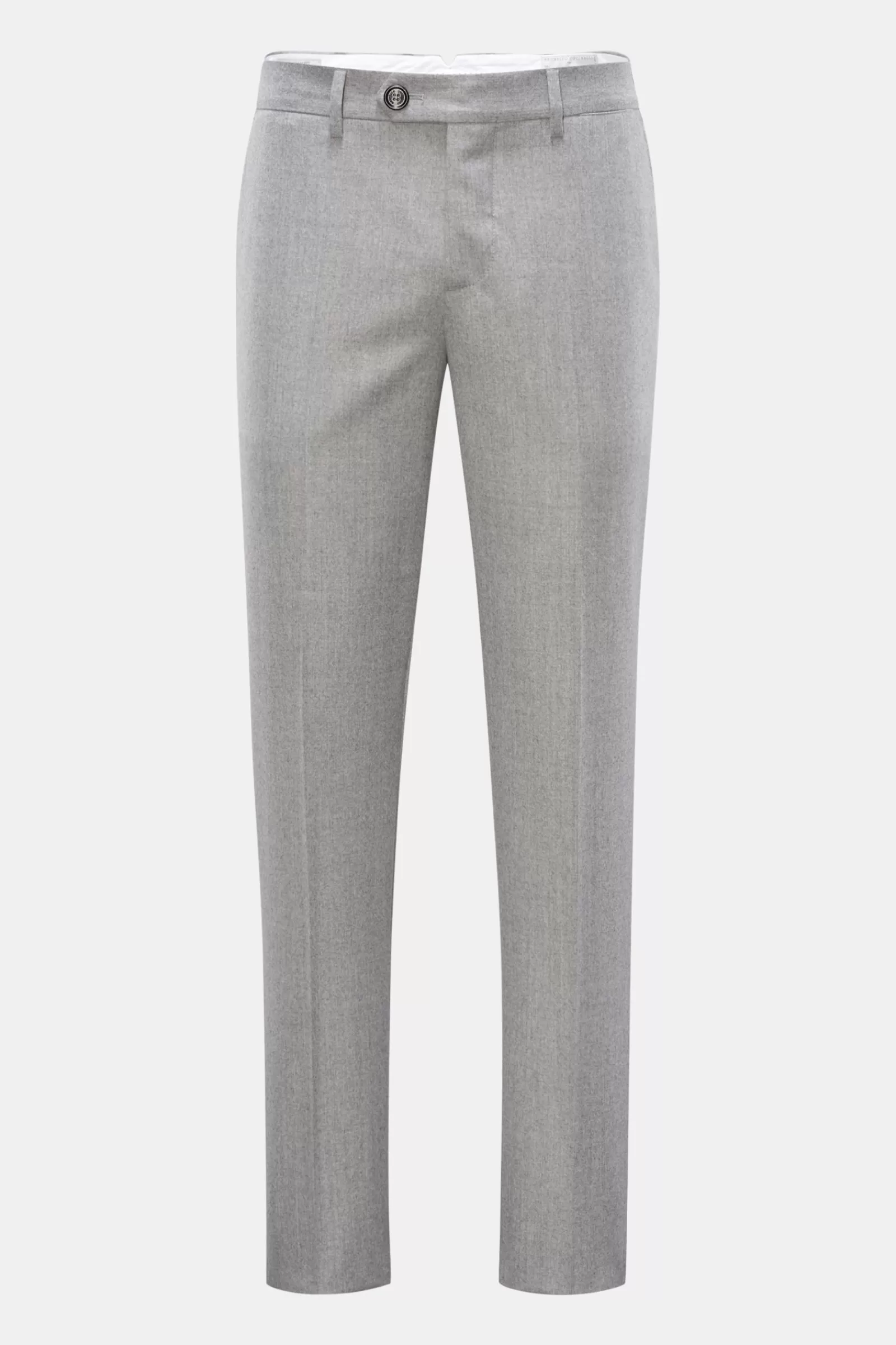 Wollhose 'Italian Fit' Hellgrau>Brunello Cucinelli Clearance