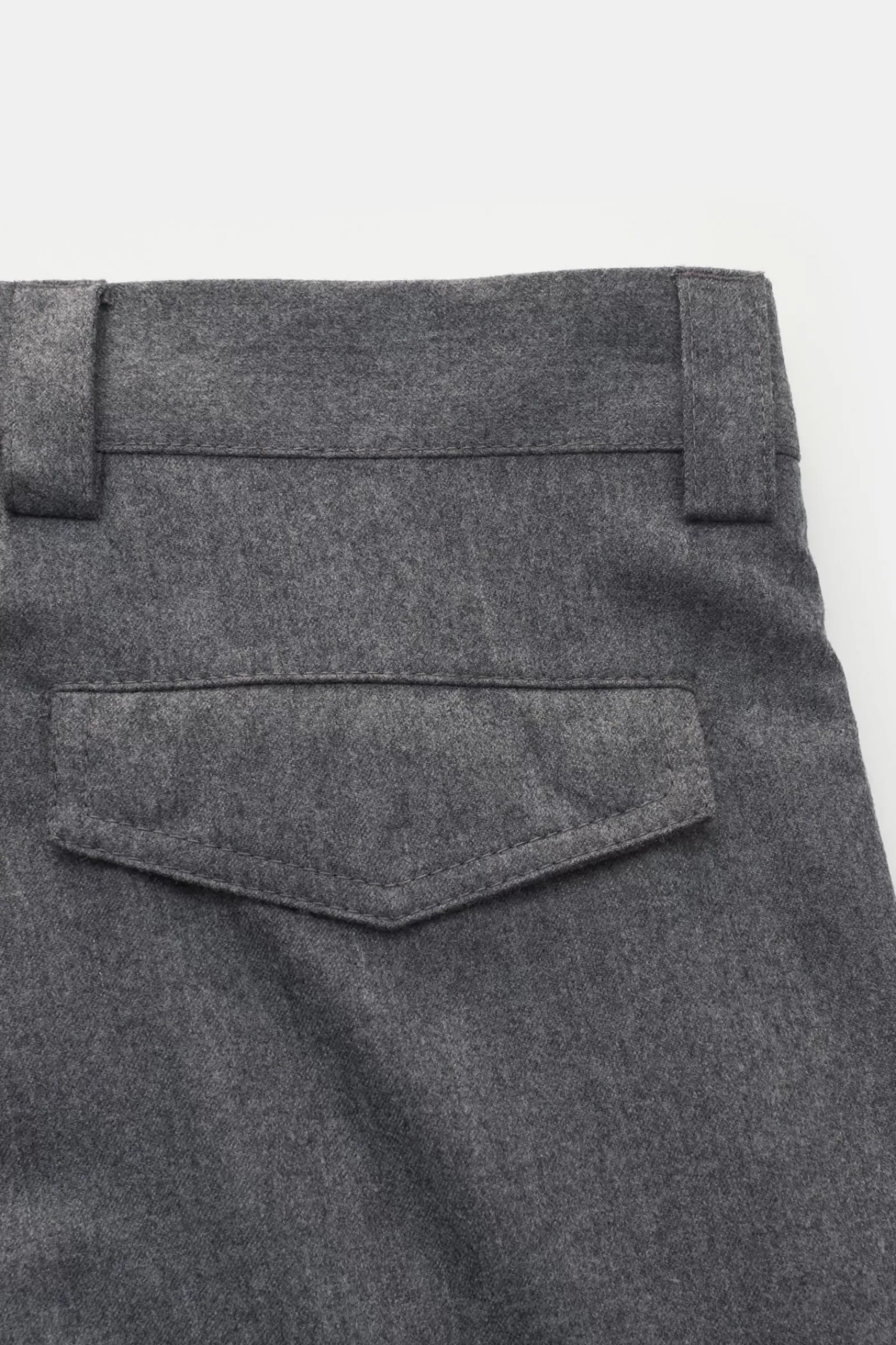 Wool Cargo Trousers 'Leisure Fit' Dark Grey>Brunello Cucinelli Online