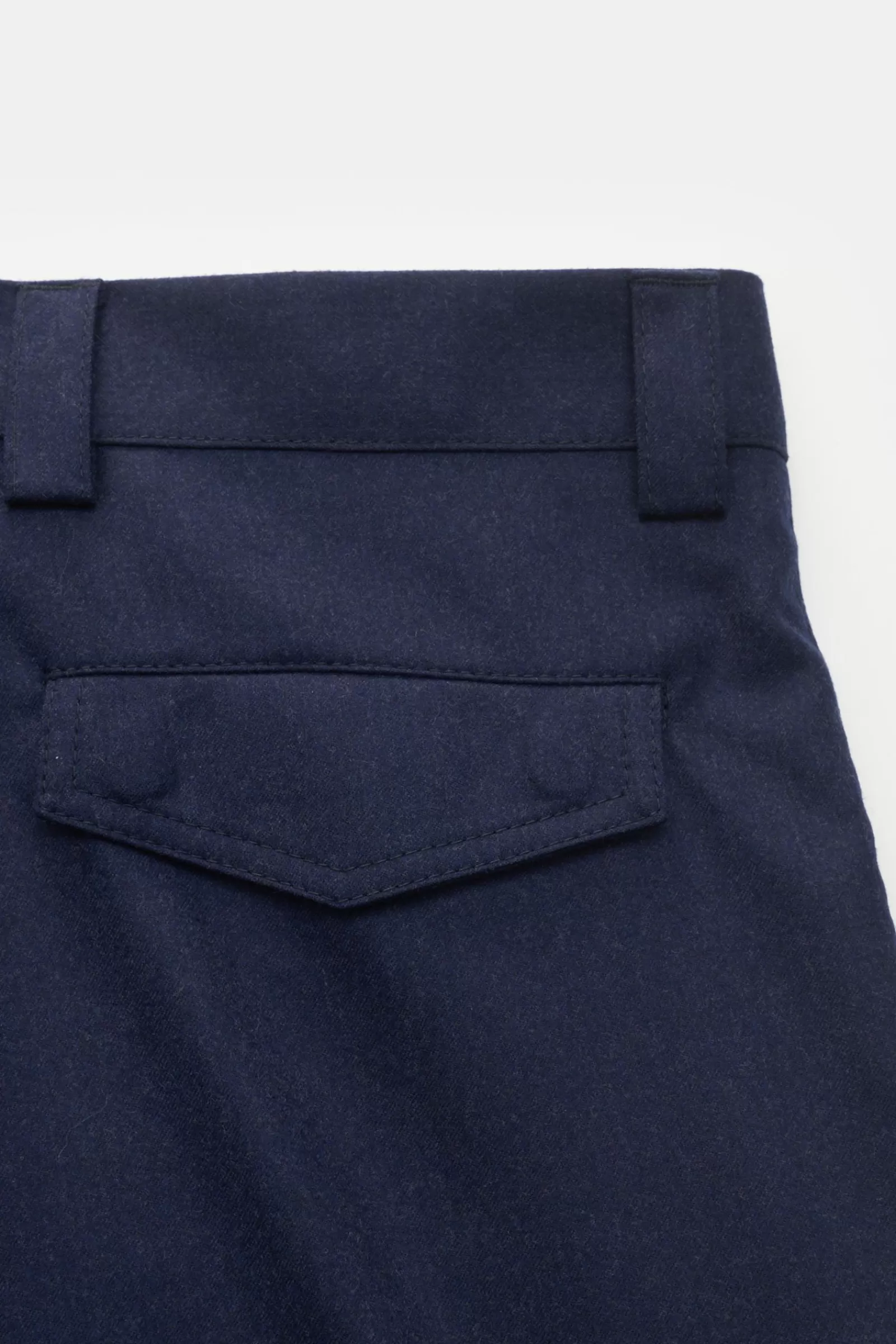 Wool Cargo Trousers 'Leisure Fit' Navy>Brunello Cucinelli Clearance