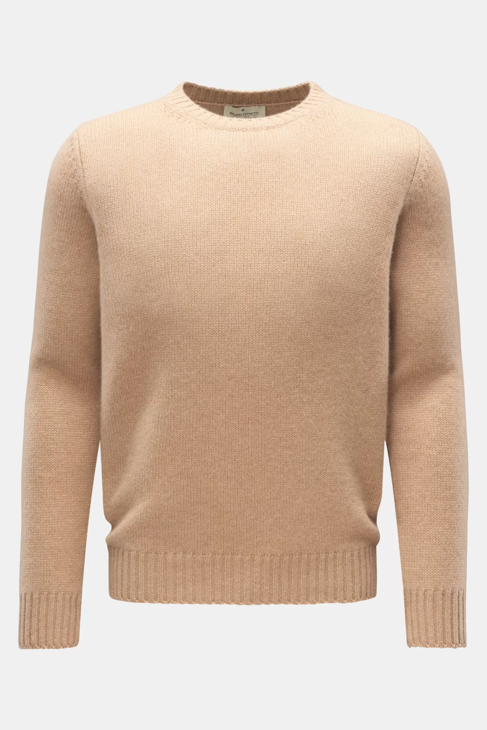 Cashmere Crew Neck Jumper Beige^Bruno Manetti Best