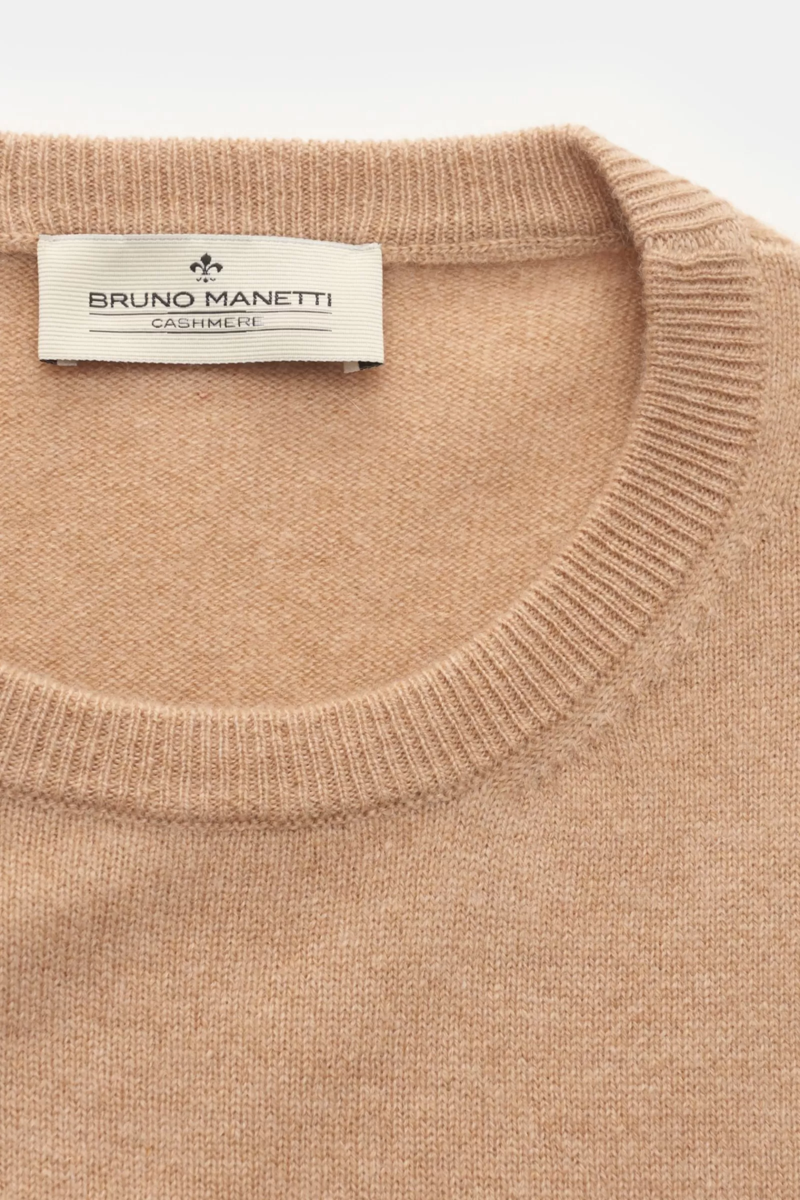 Cashmere Crew Neck Jumper Beige^Bruno Manetti Store