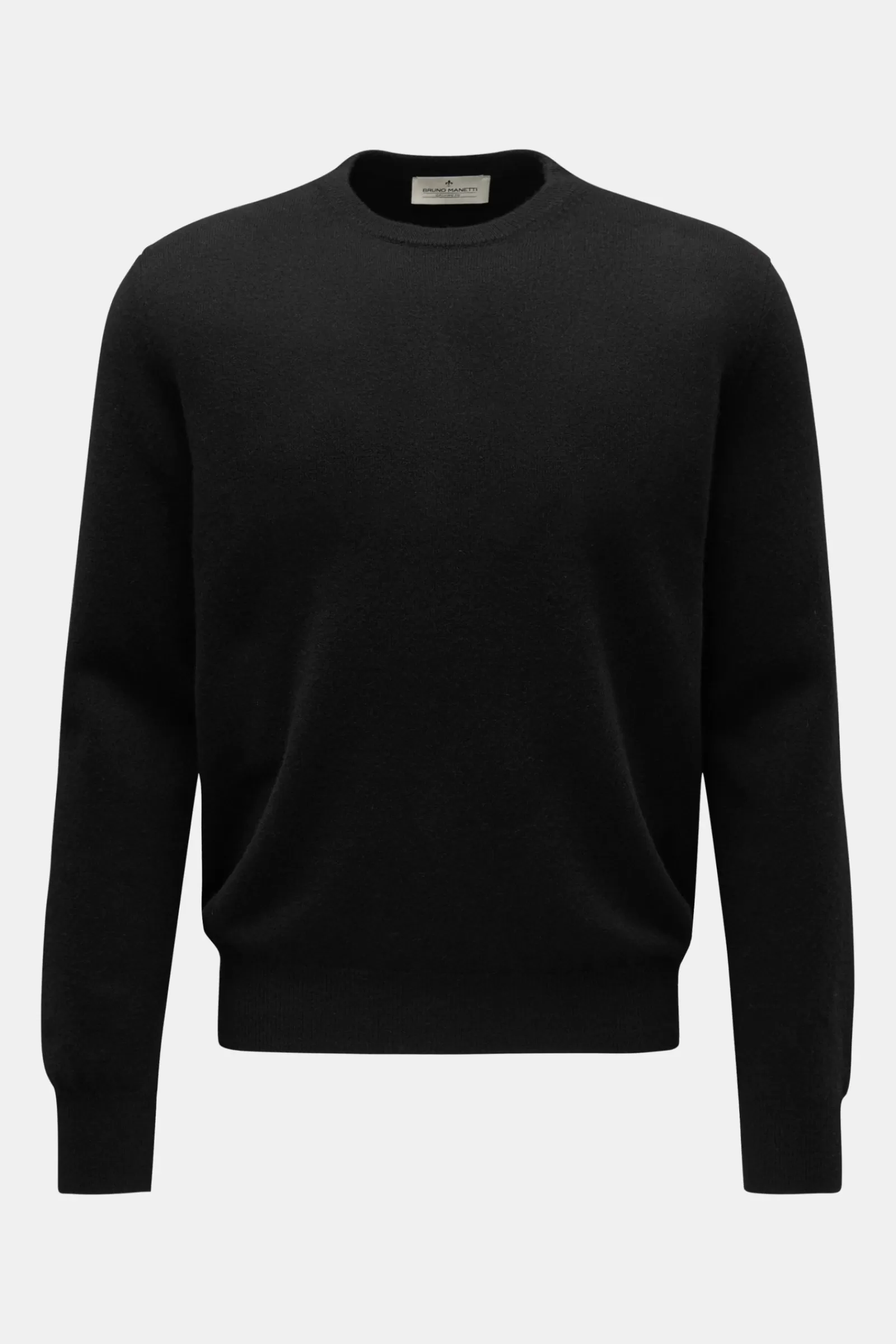 Cashmere Crew Neck Jumper Black^Bruno Manetti Best