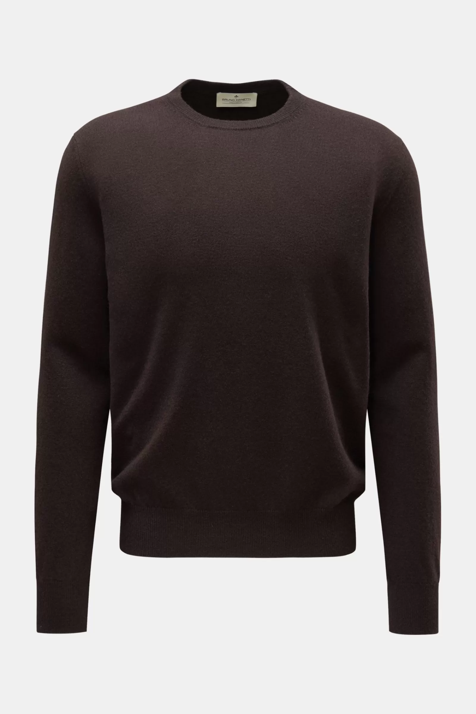 Cashmere Crew Neck Jumper Brown^Bruno Manetti Best Sale