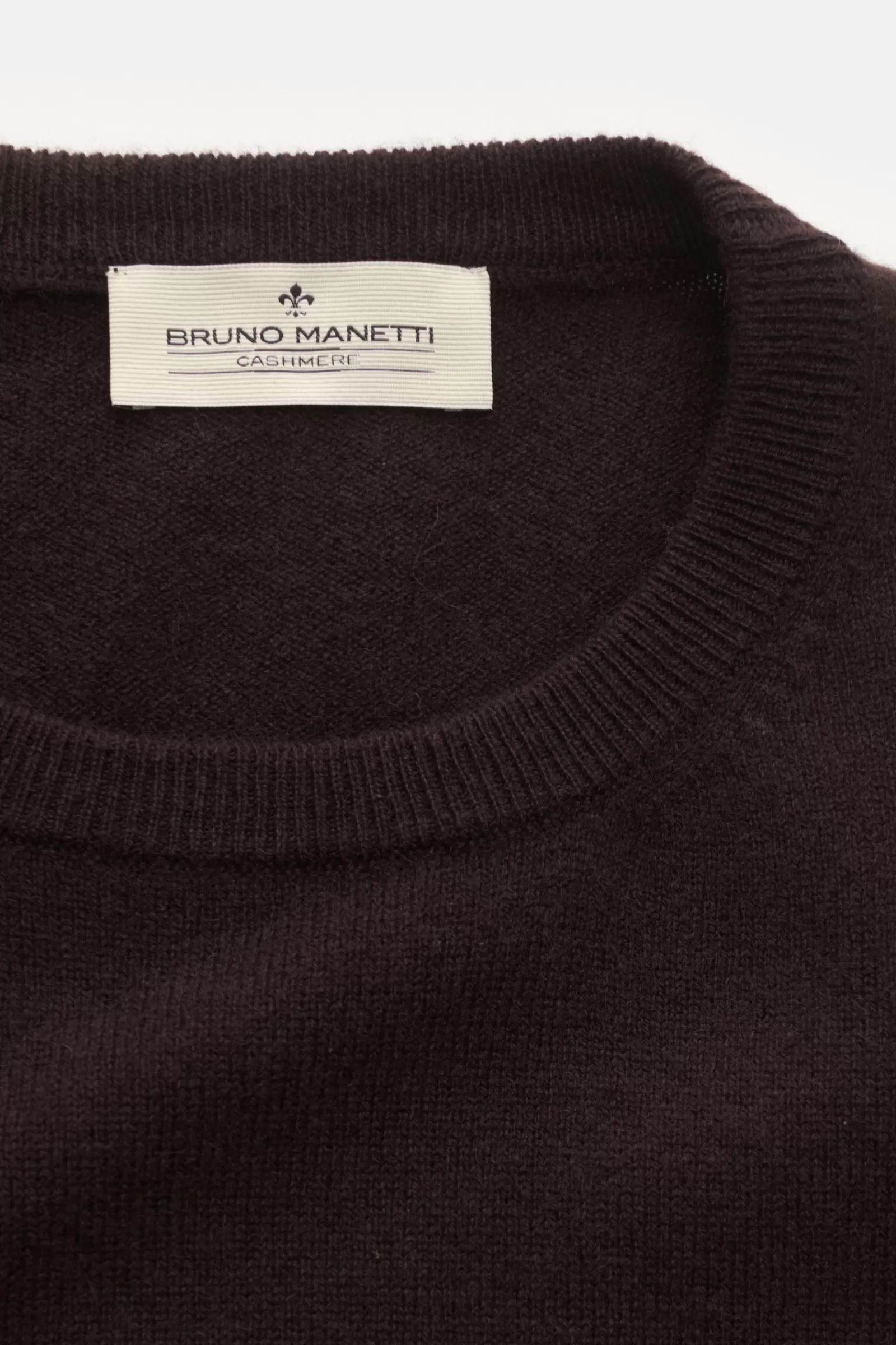 Cashmere Crew Neck Jumper Brown^Bruno Manetti Best Sale