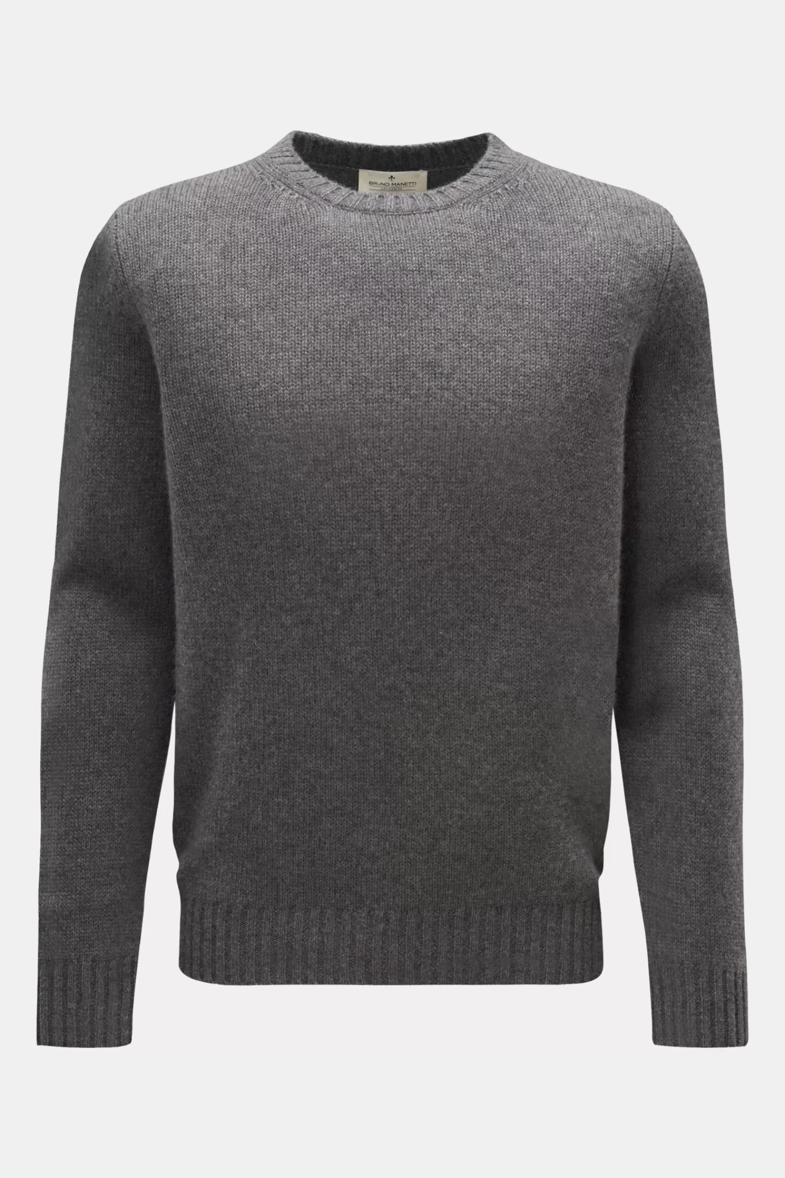 Cashmere Crew Neck Jumper Grey^Bruno Manetti Cheap