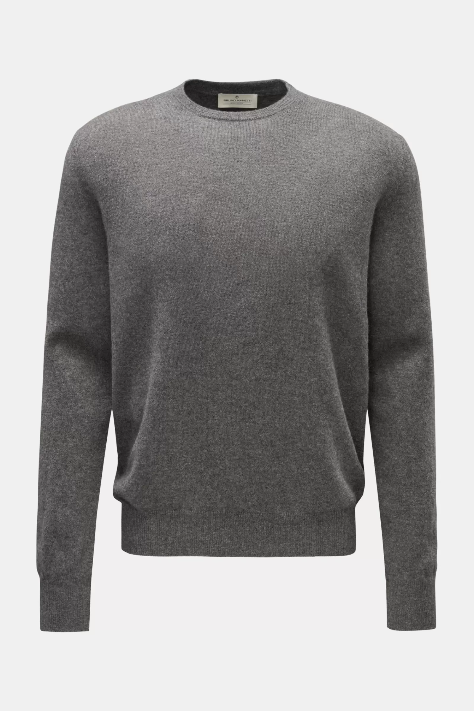 Cashmere Crew Neck Jumper Grey^Bruno Manetti Discount