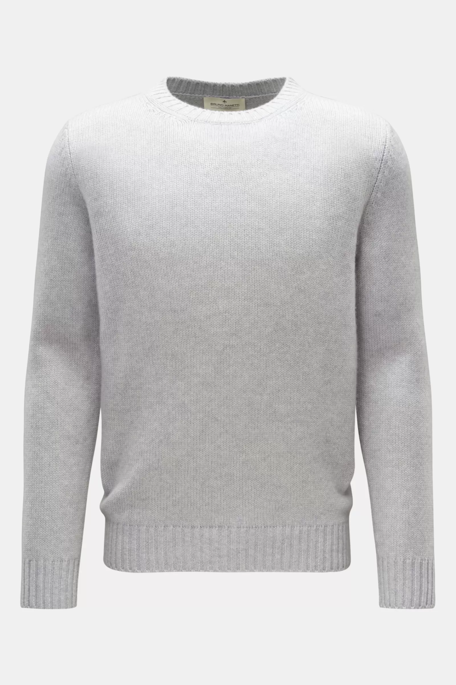 Cashmere Crew Neck Jumper Light Grey^Bruno Manetti Best