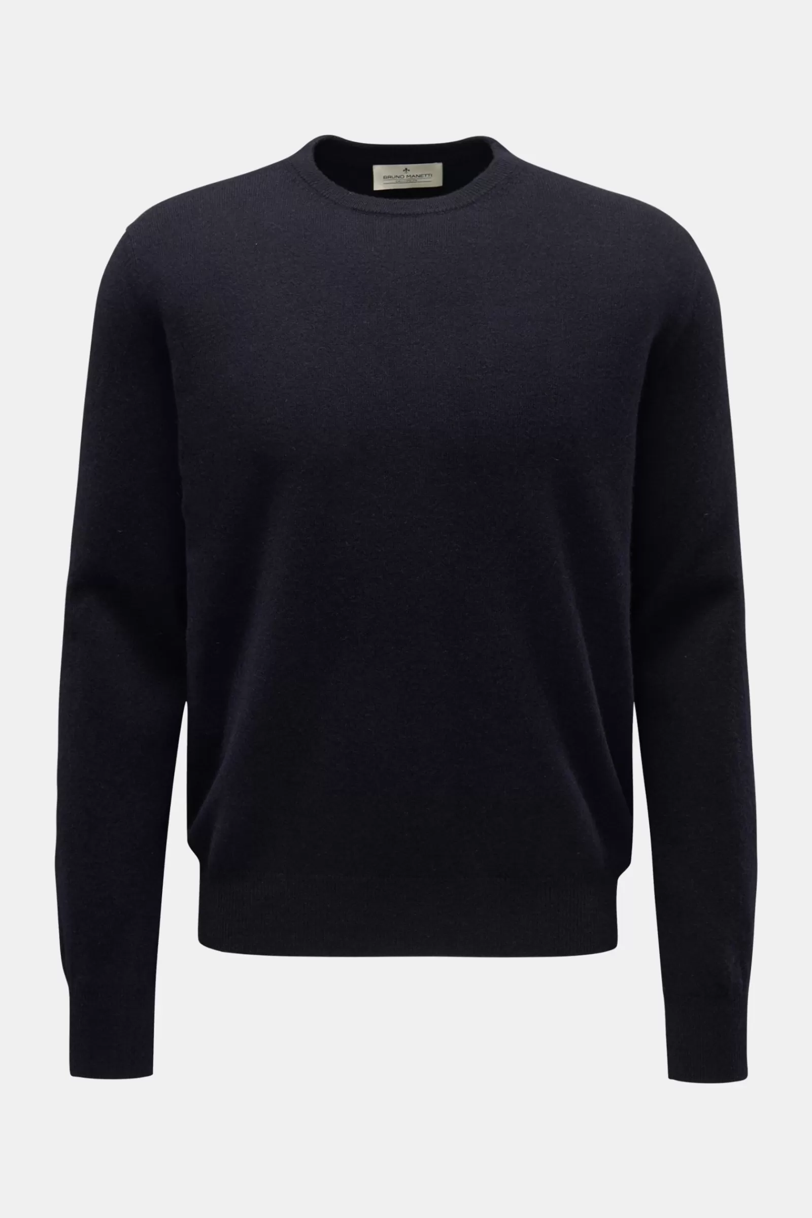 Cashmere Crew Neck Jumper Navy^Bruno Manetti Cheap