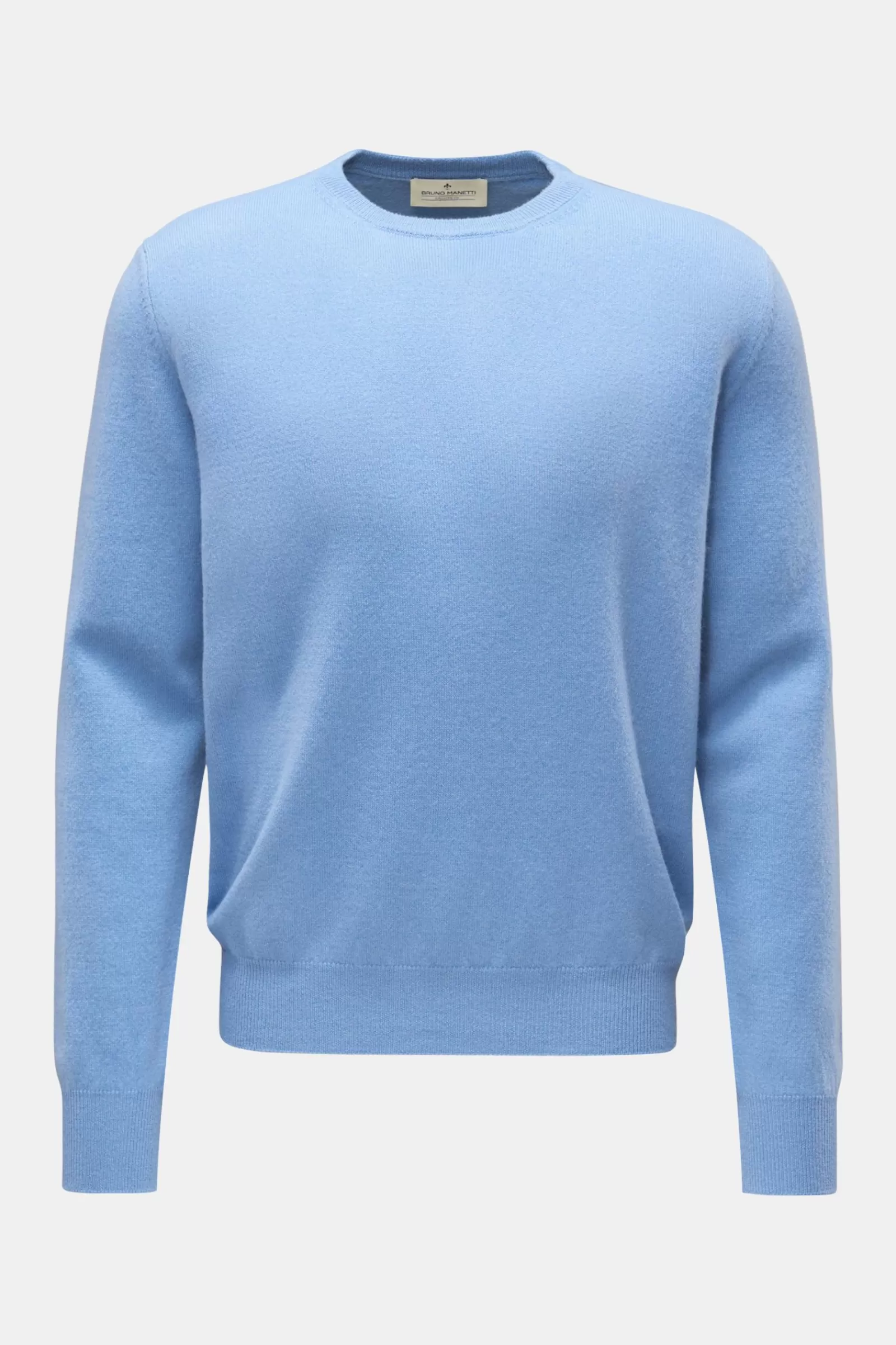 Cashmere Crew Neck Jumper Smoky Blue^Bruno Manetti Cheap