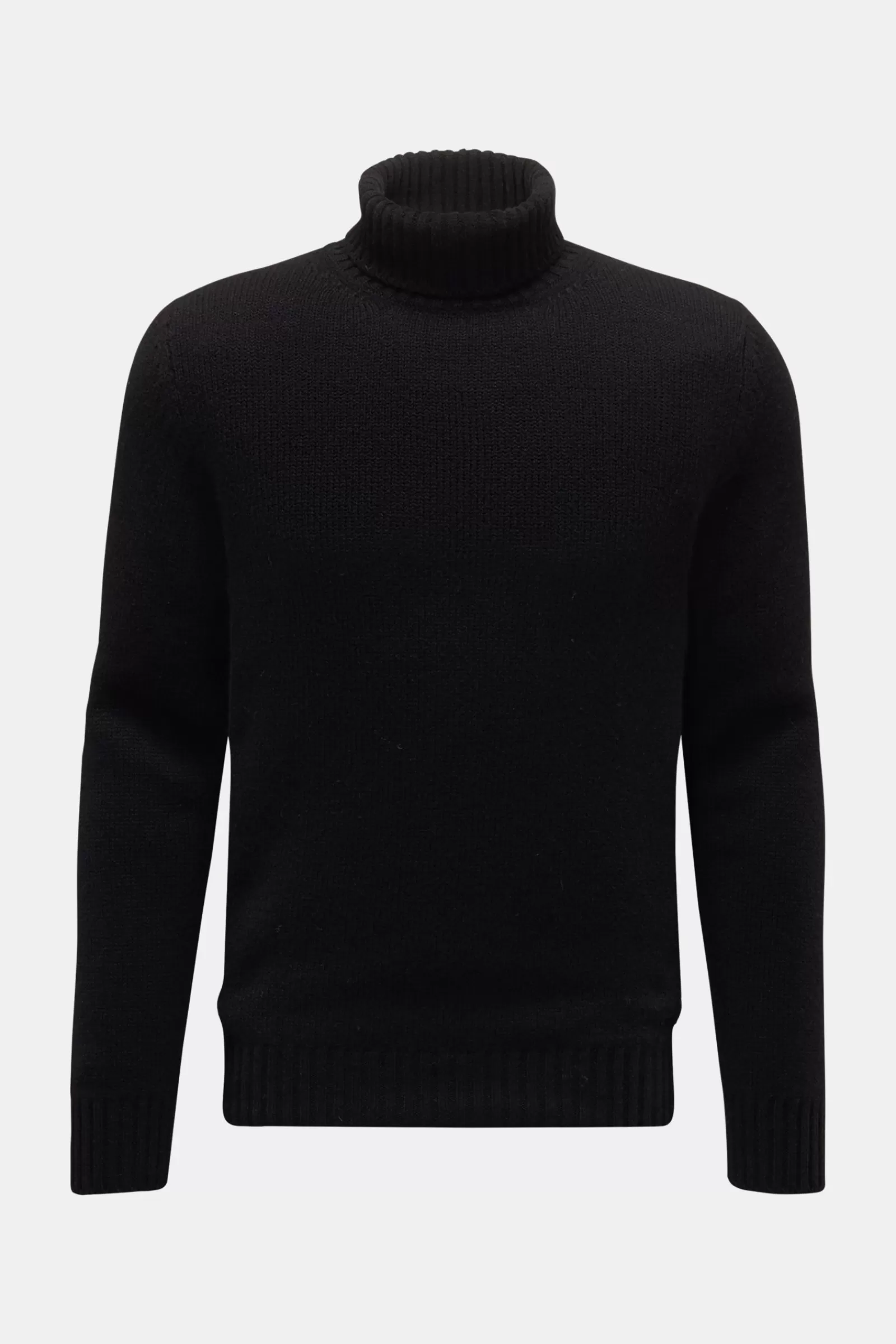 Cashmere Turtleneck Jumper Black^Bruno Manetti Store