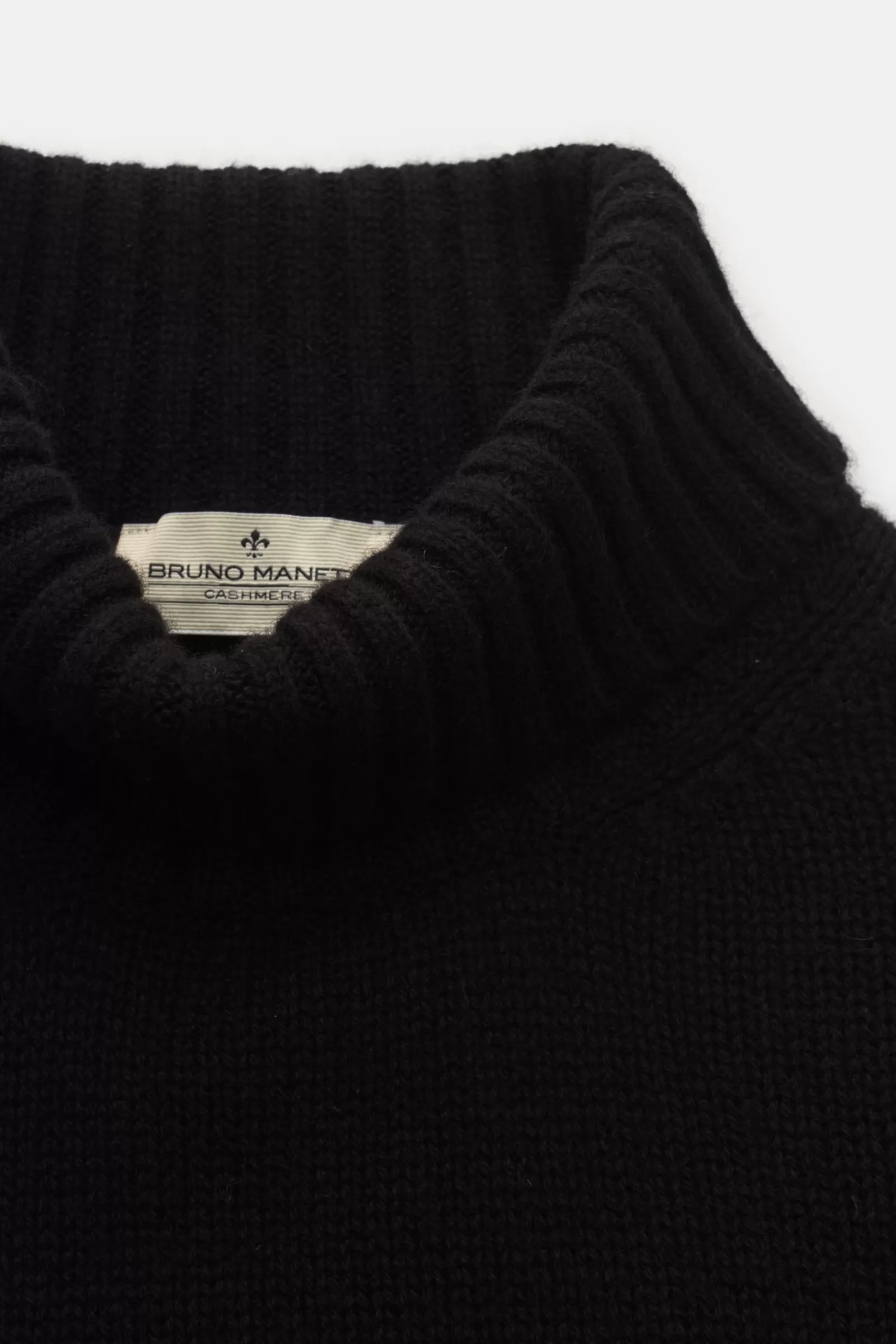 Cashmere Turtleneck Jumper Black^Bruno Manetti Store