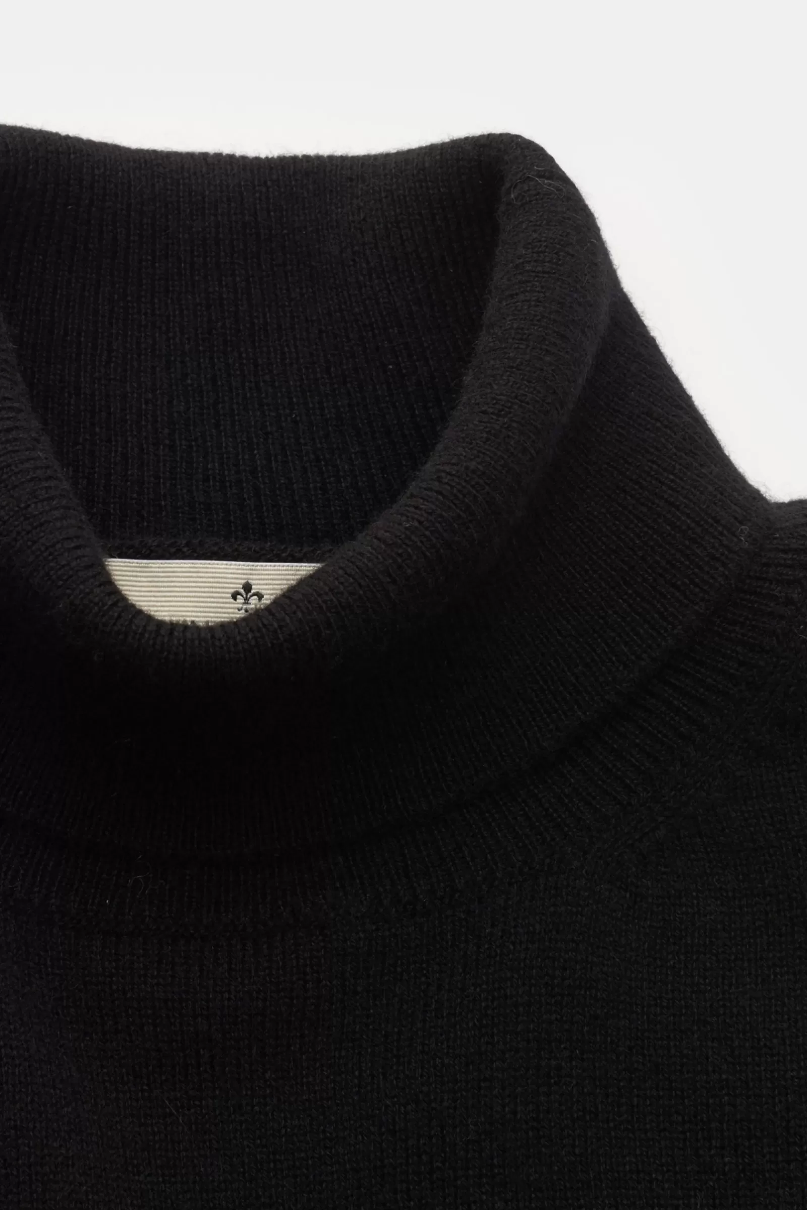 Cashmere Turtleneck Jumper Black^Bruno Manetti Cheap