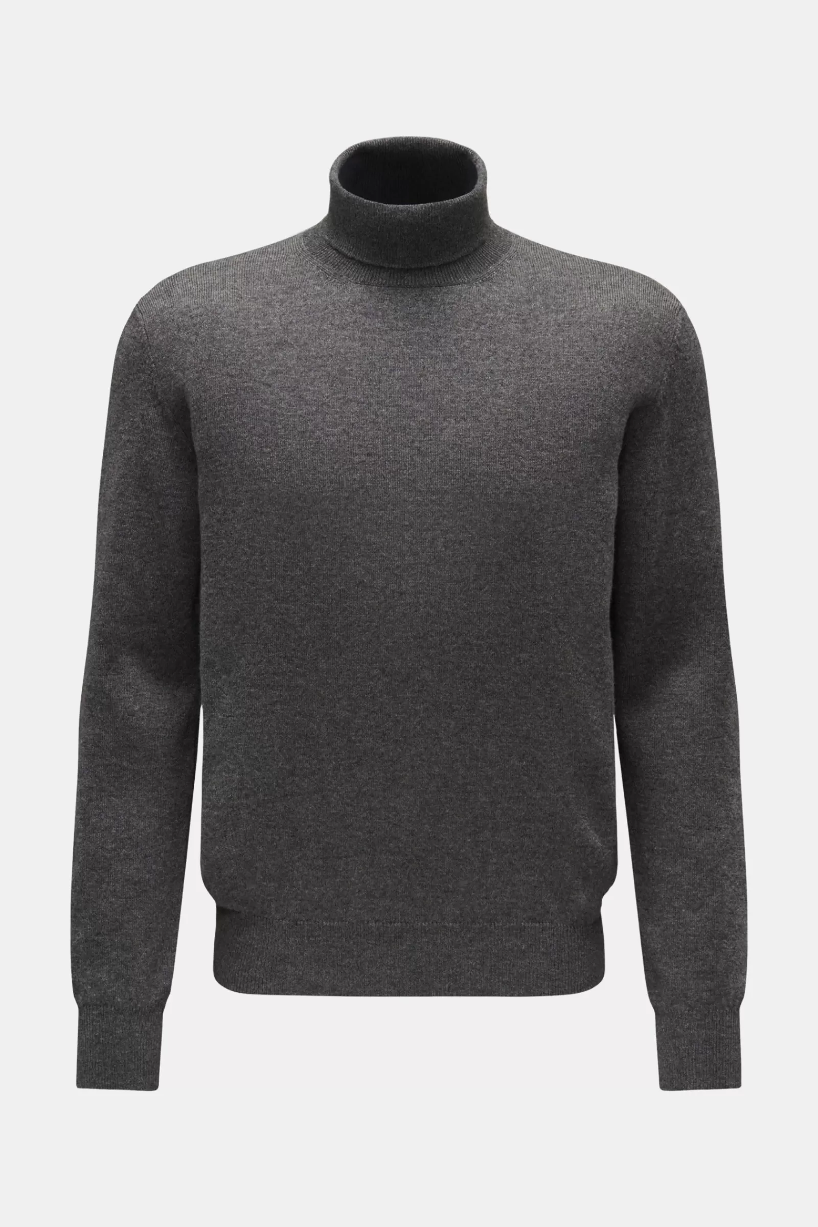 Cashmere Turtleneck Jumper Dark Grey^Bruno Manetti New