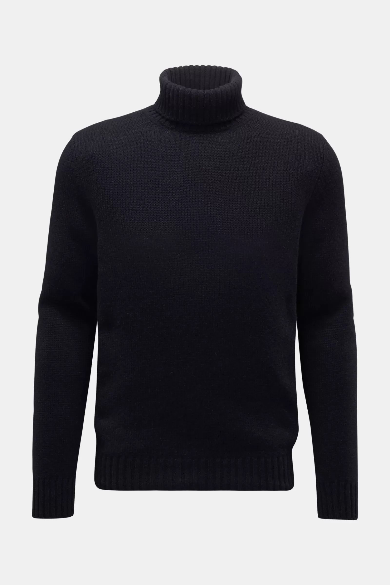 Cashmere Turtle-Neck Jumper Dark Navy^Bruno Manetti New