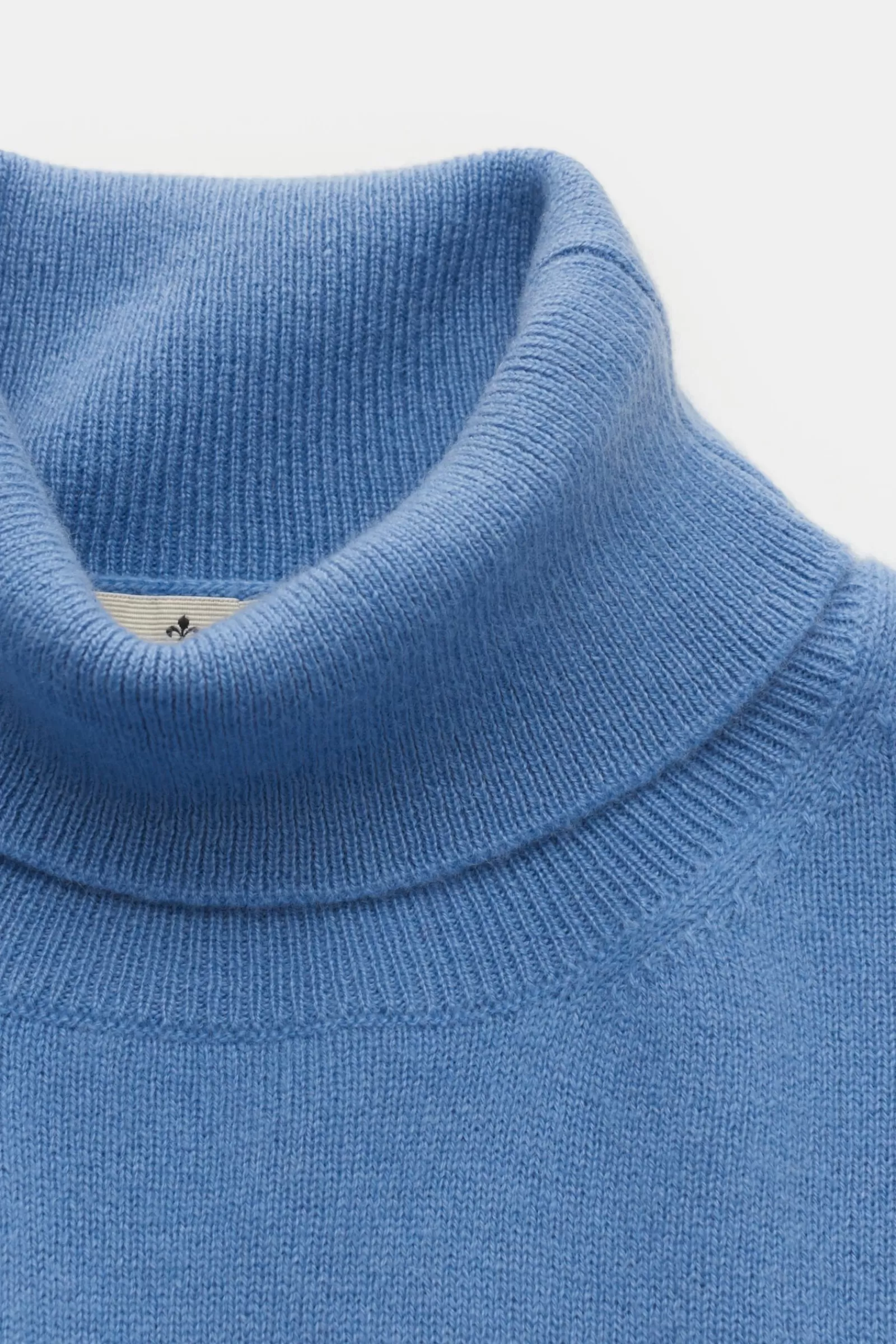 Cashmere Turtleneck Jumper Light Blue^Bruno Manetti Discount