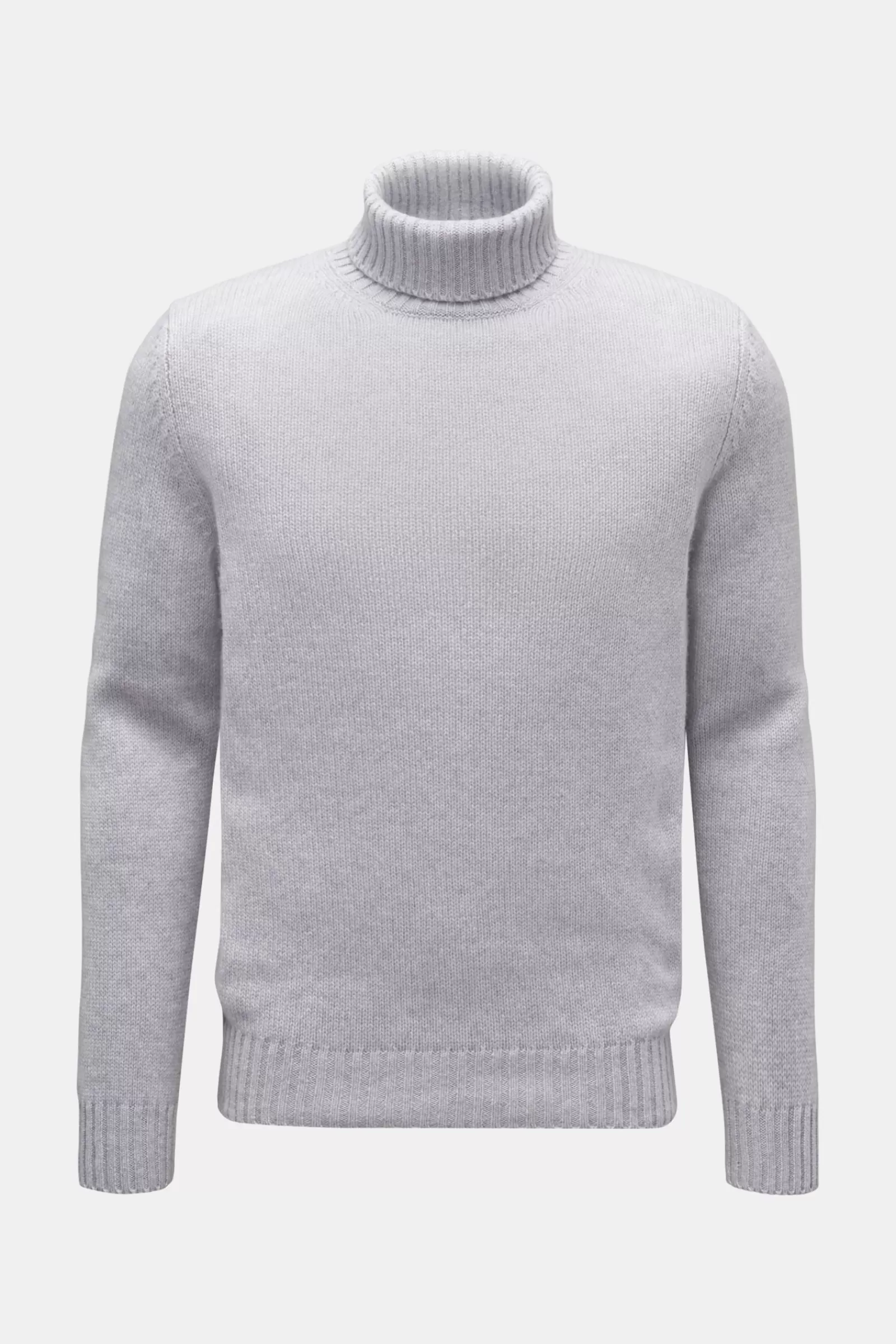 Cashmere Turtle-Neck Jumper Light Grey^Bruno Manetti Discount