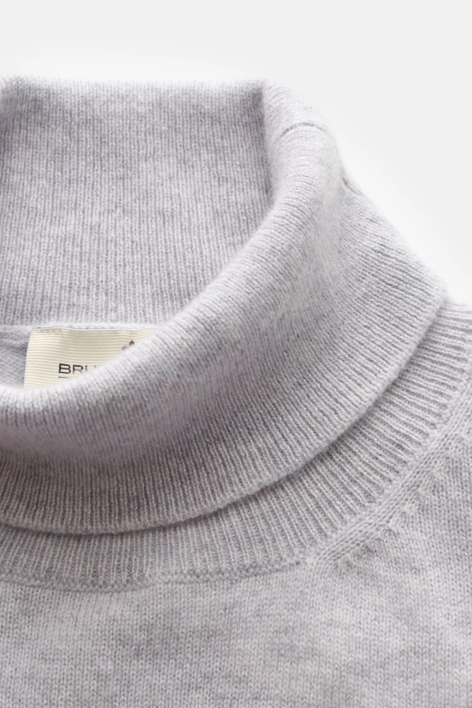 Cashmere Turtle-Neck Jumper Light Grey^Bruno Manetti Hot