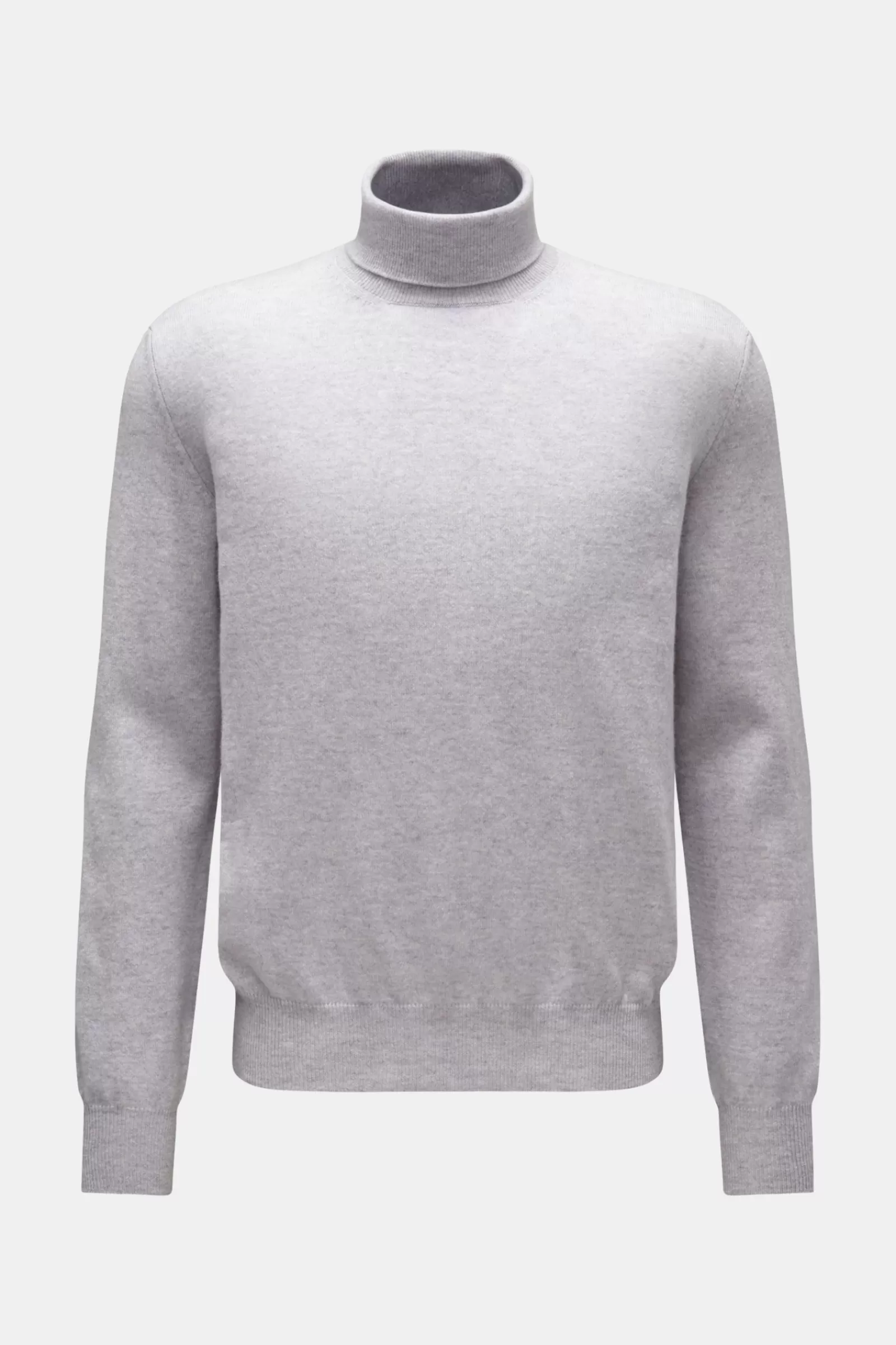 Cashmere Turtle-Neck Jumper Light Grey^Bruno Manetti Hot