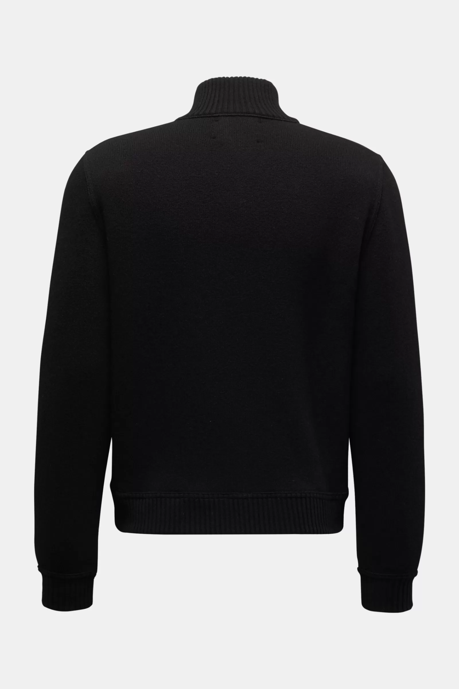 Knit Blouson Black>Bruno Manetti Flash Sale