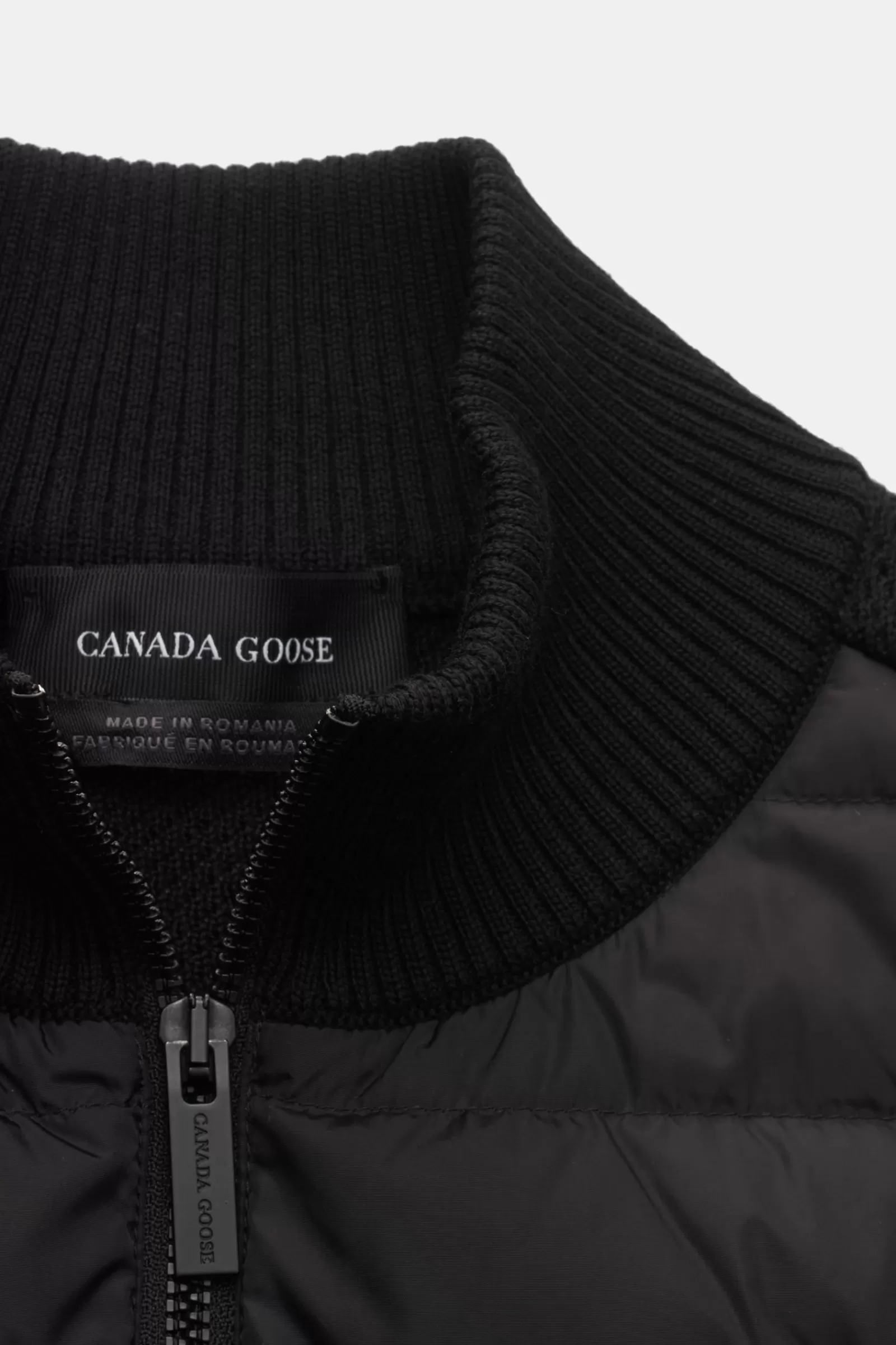 Down Gilet 'Hybridge Knit' Black>Canada Goose Best Sale