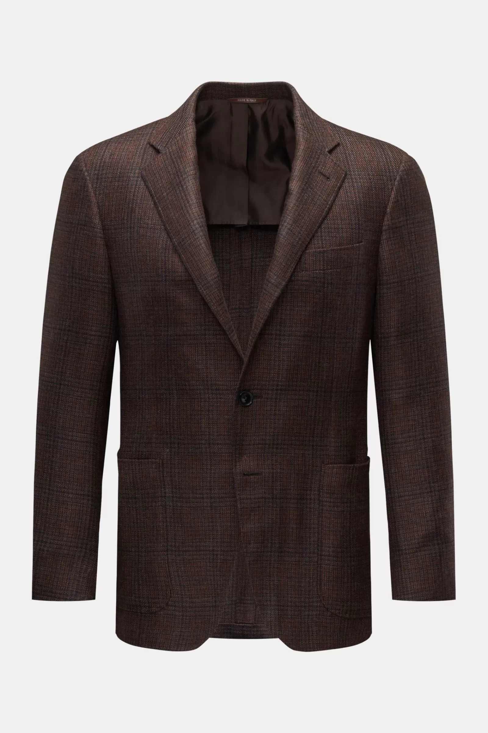 Smart-Casual Jacket Dark Brown Checked>Canali Best Sale